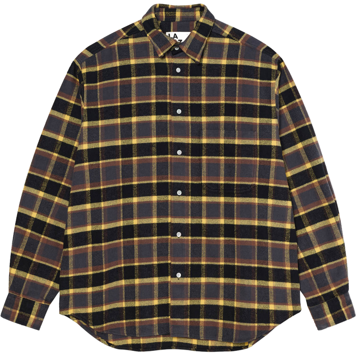 Carvalho Oversized Shirt - Yellow Checks