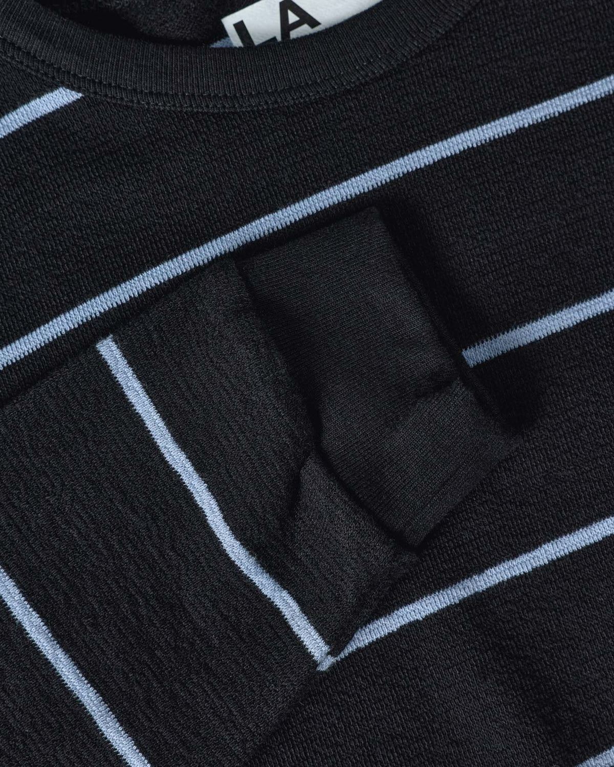 Feijó L/S Tee - Black / Blue Stripes