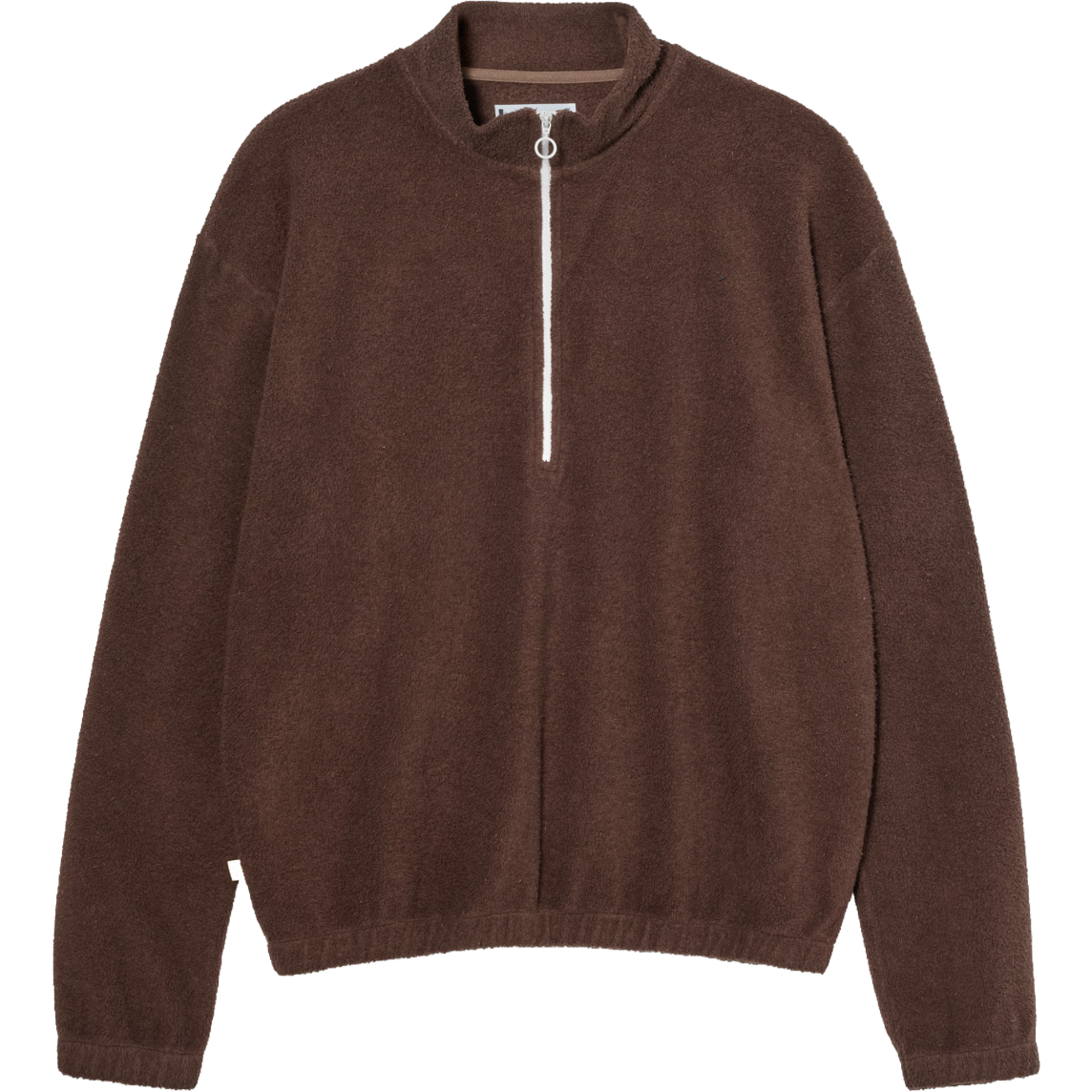Mata Half-Zip Fleece Sweater - Brown