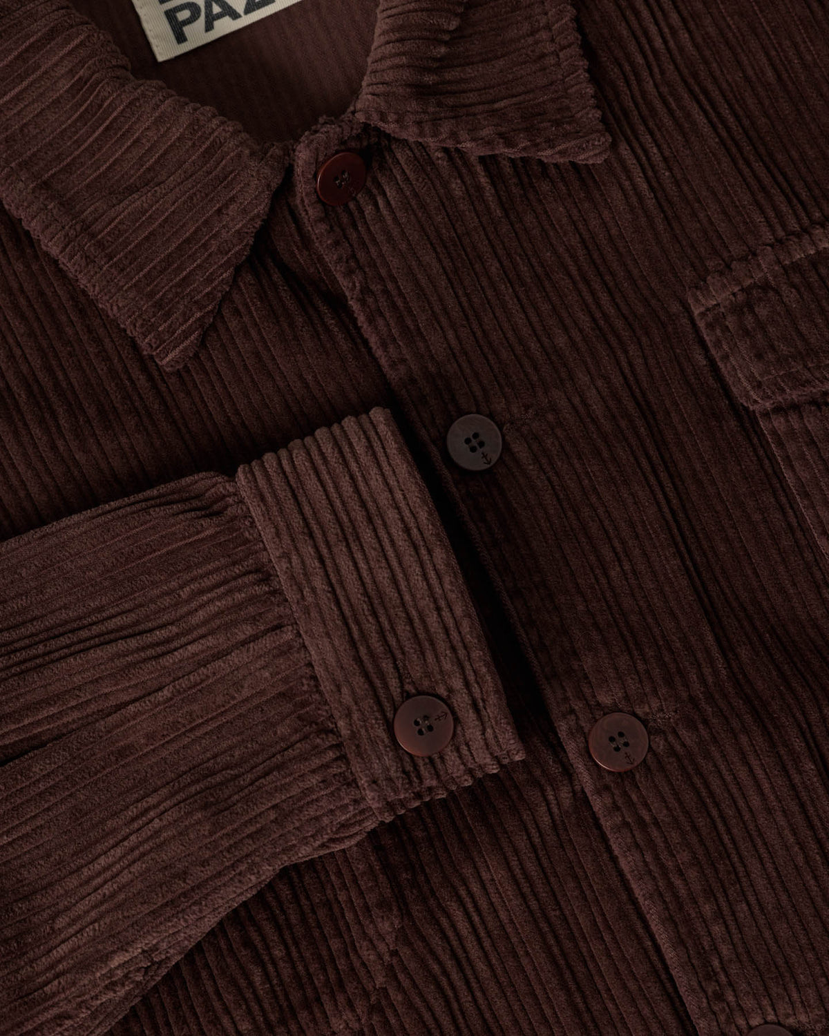 Silva Overshirt - Brown Soft Cord