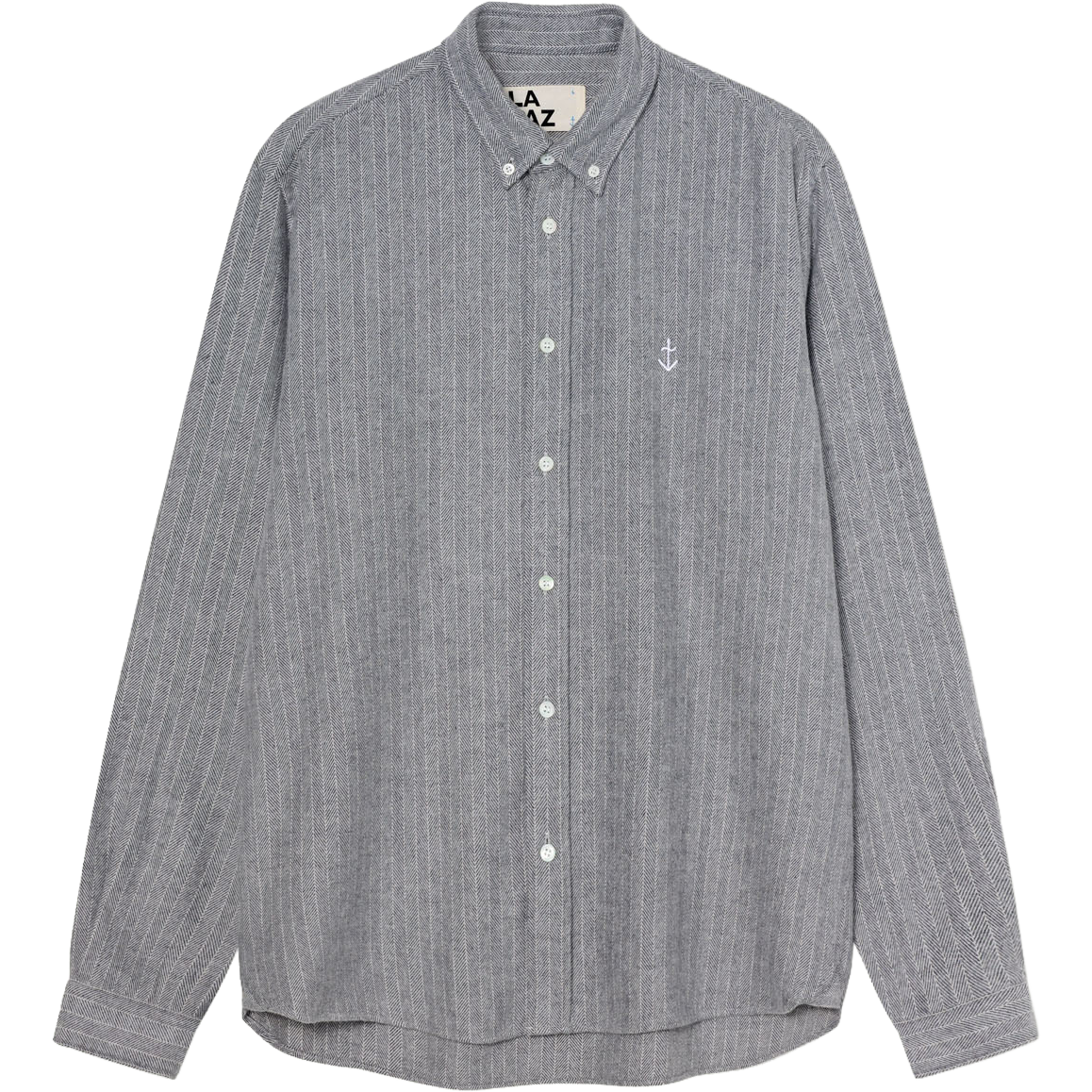 Teles Shirt - Graphite Herringbone