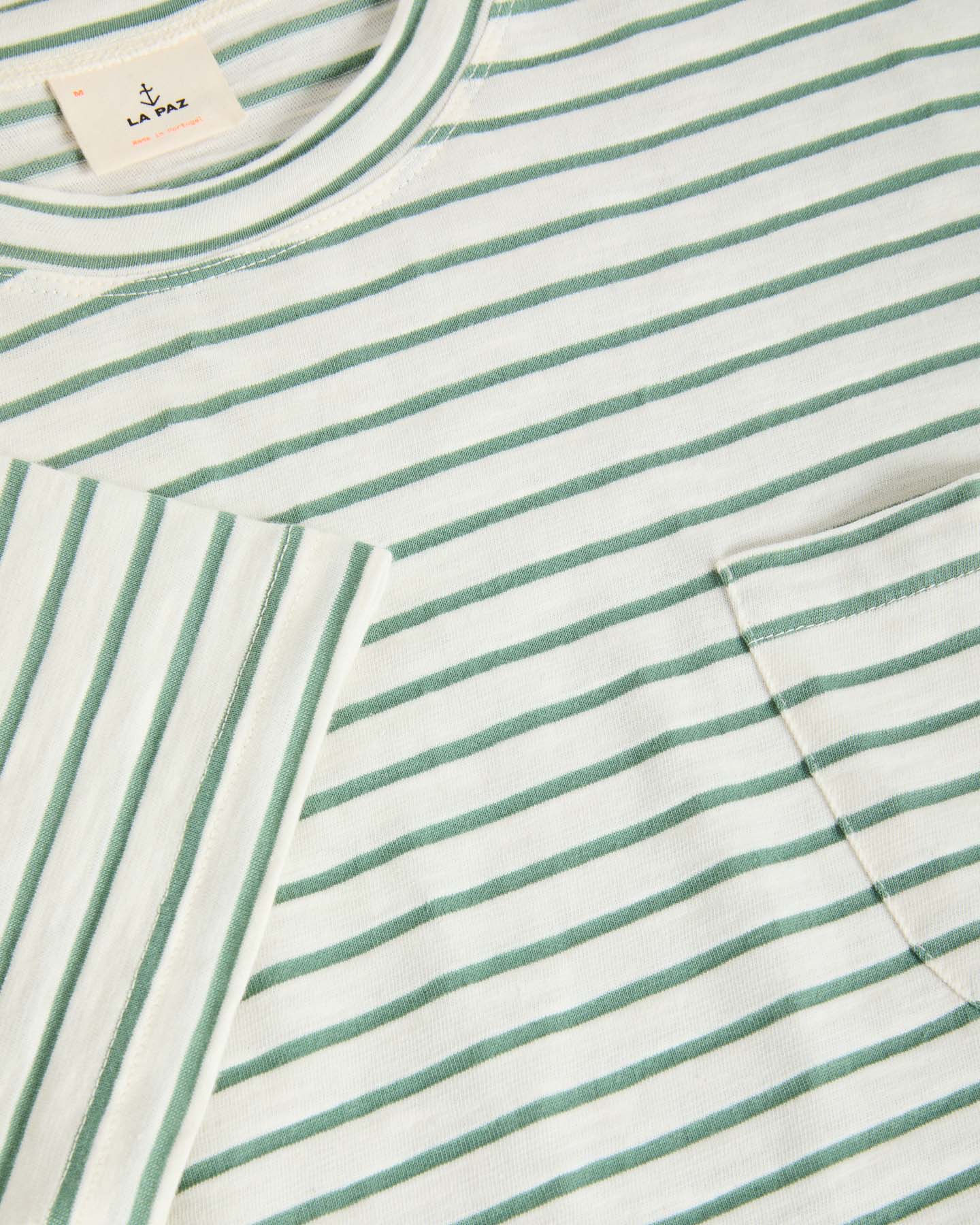 Guerreiro Tee - Green Spray Stripes