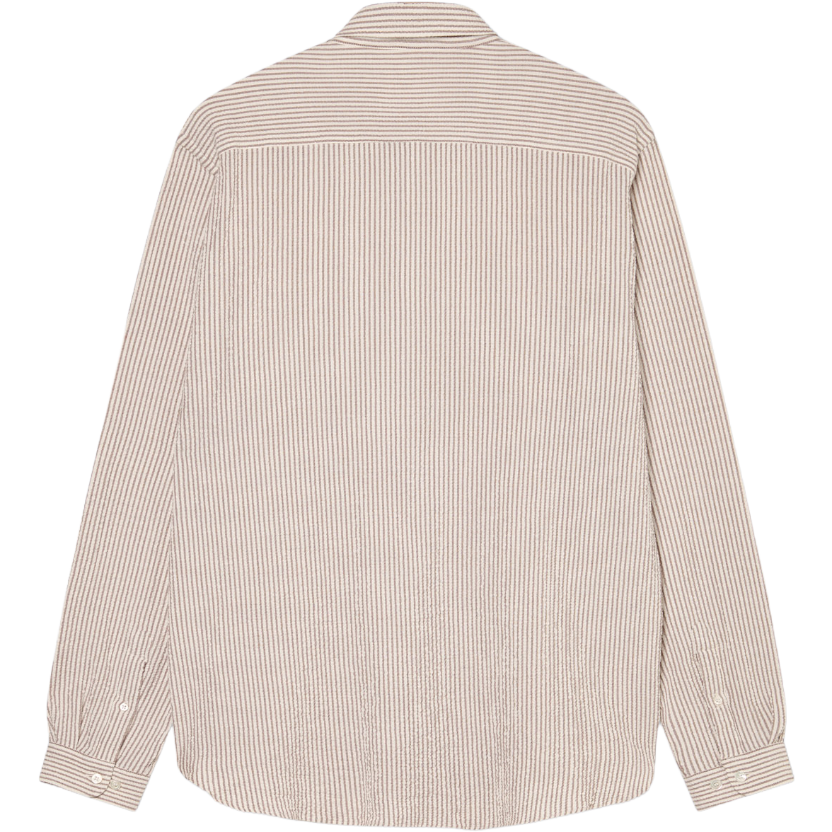 Branco Button Down Shirt - Aztec Brown Stripe