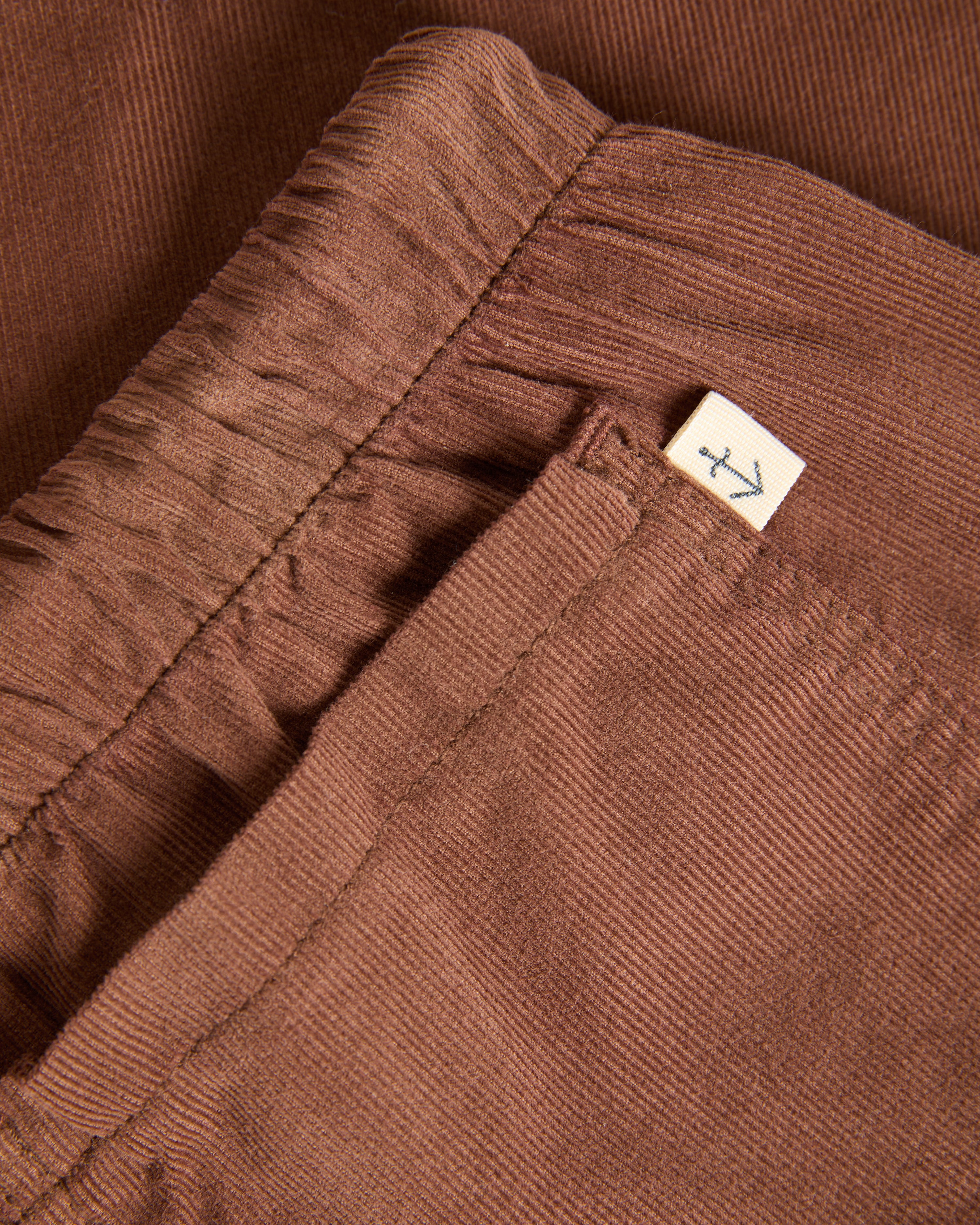 Formigal Beach Shorts - Aztec Brown Baby Cord