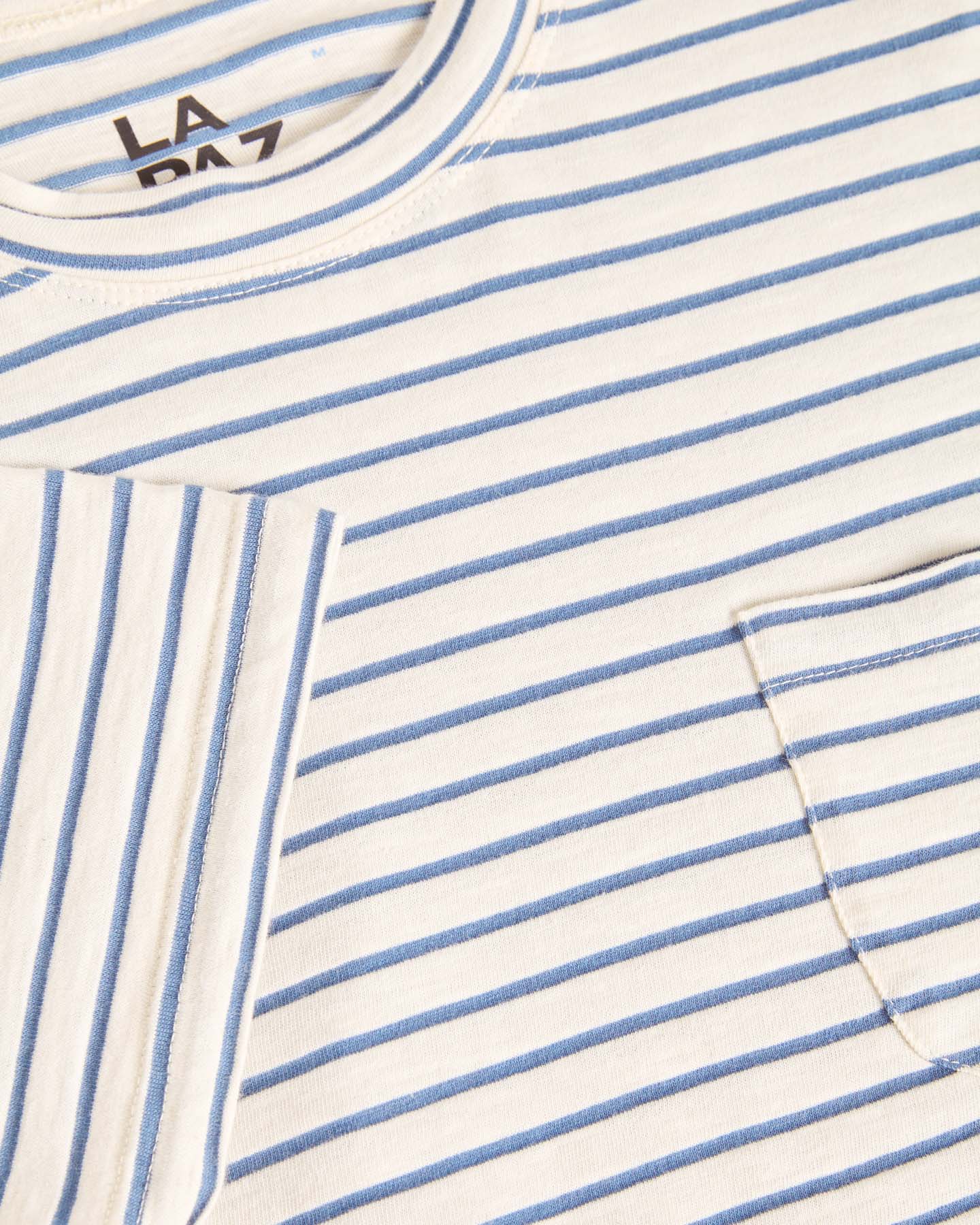 Guerreiro Pocket Tee - Indigo Stripes