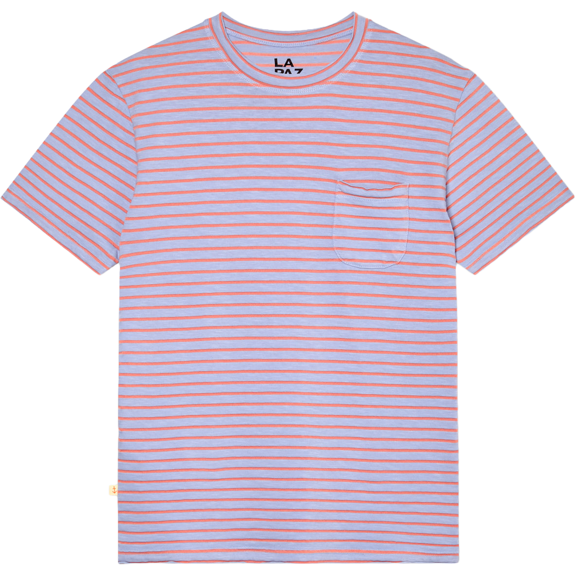 Guerreiro Pocket Tee - Wind Blue / Sunrise Stripe