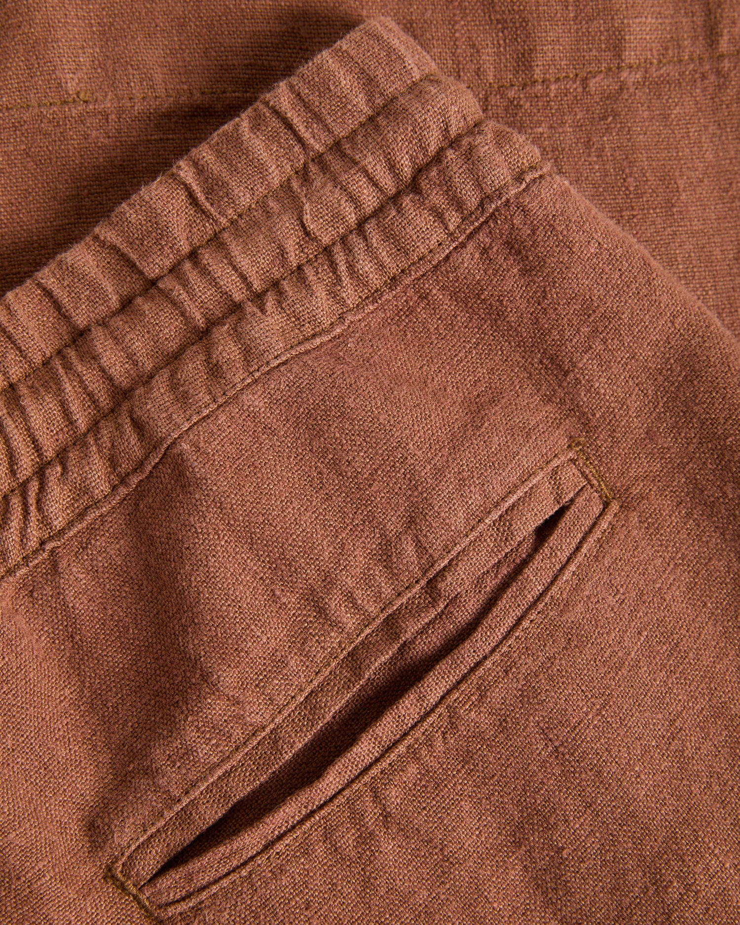 Pestana Shorts - Aztec Brown Linen