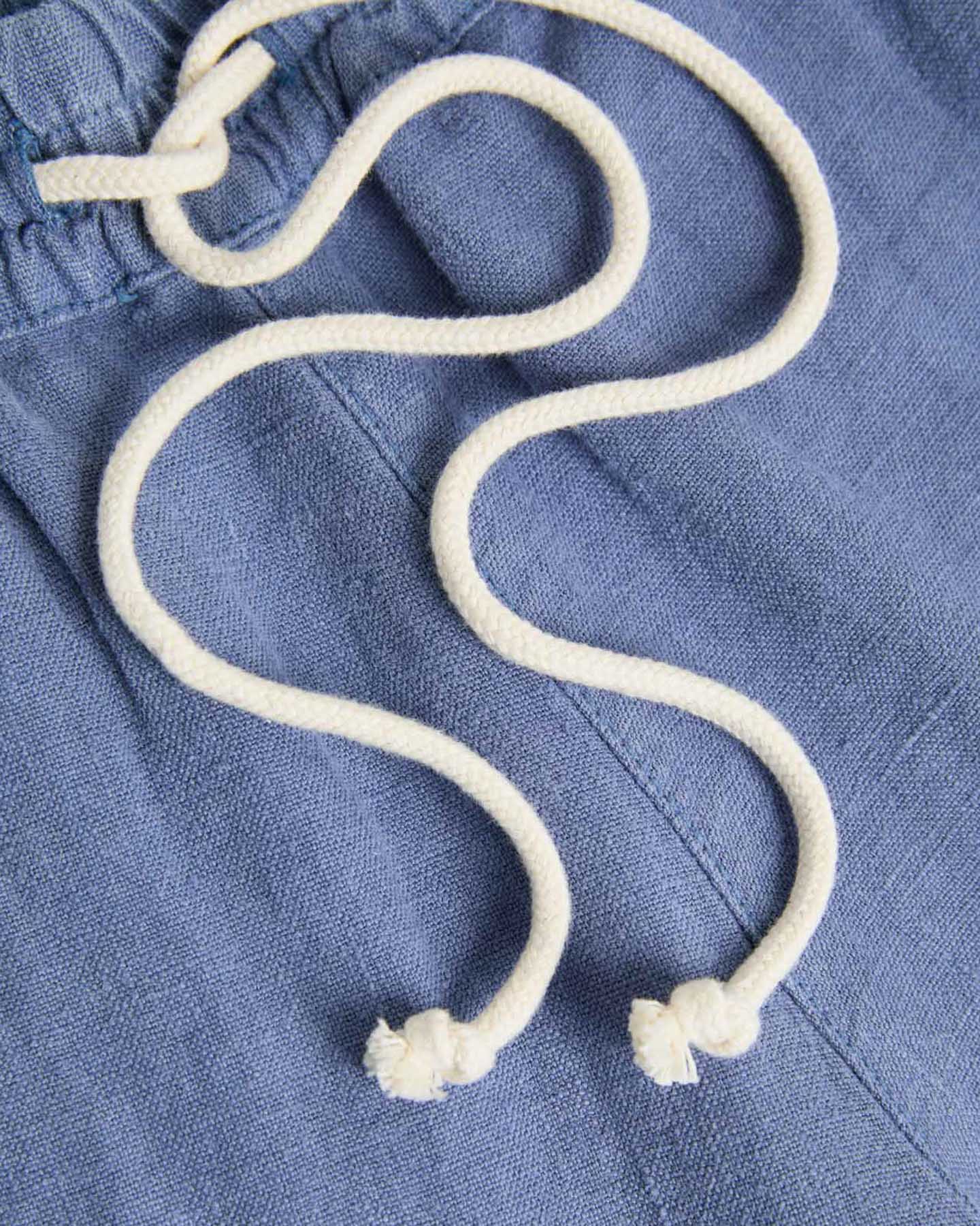 Pestana Shorts - Indigo Linen