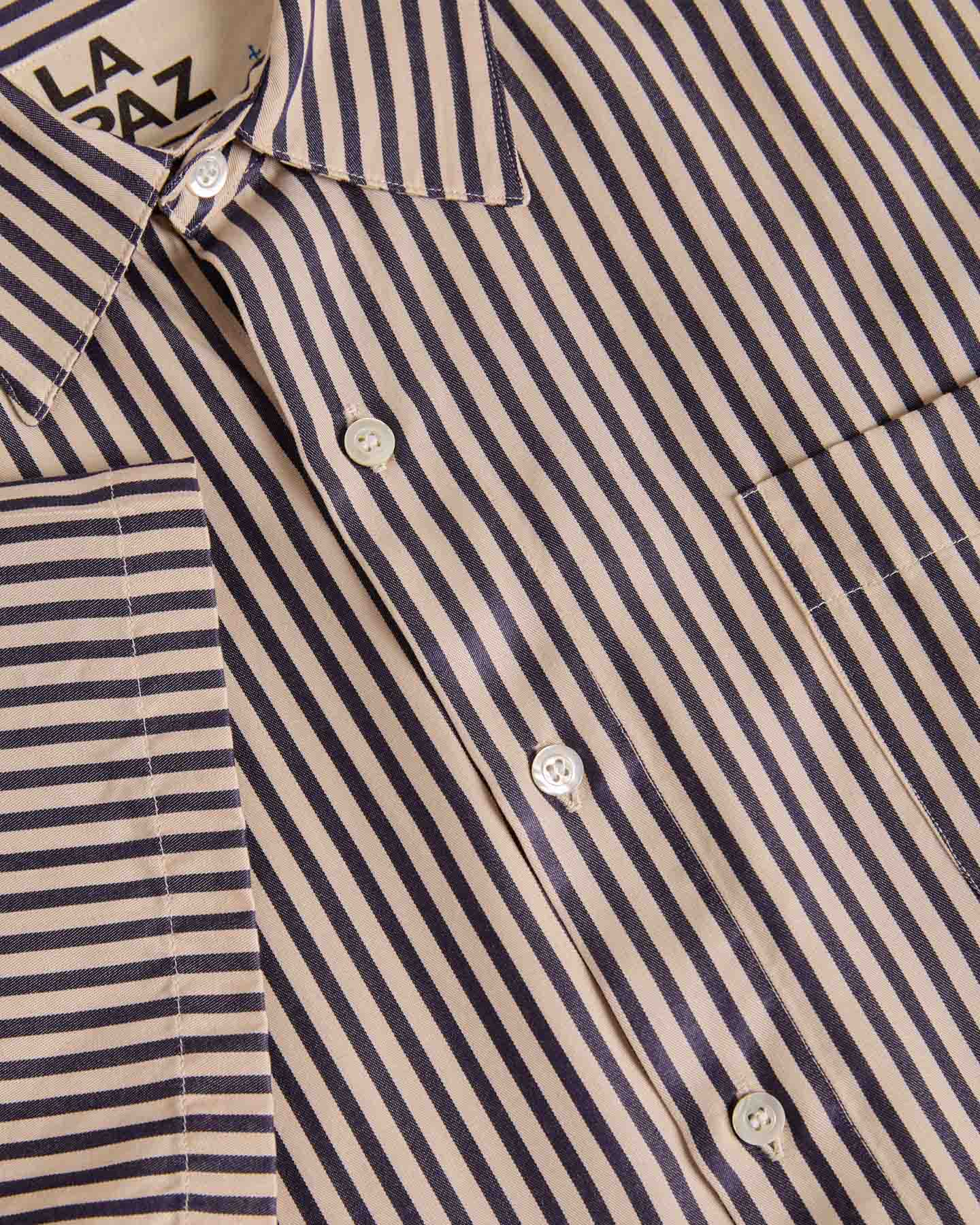 Roque Shirt - Dark Navy Stripe