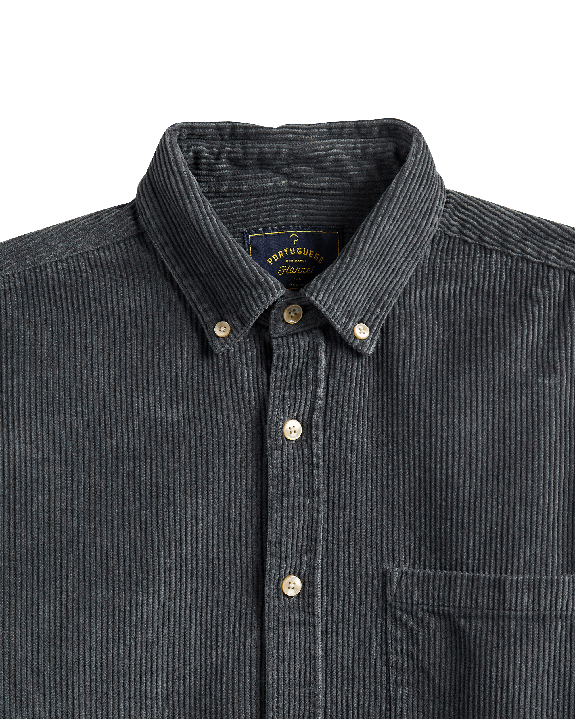 Lobo Corduroy Shirt - Anthracite