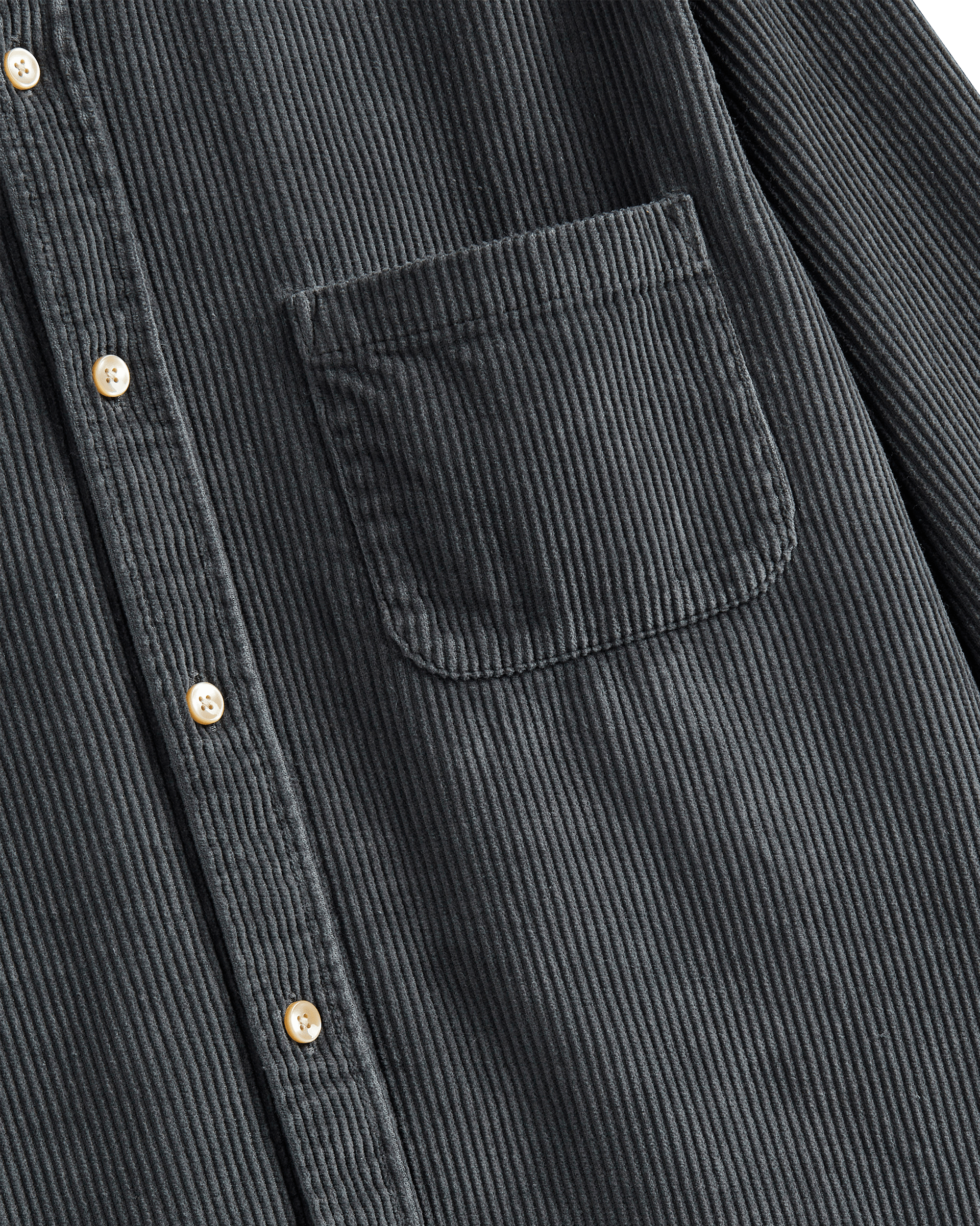 Lobo Corduroy Shirt - Anthracite