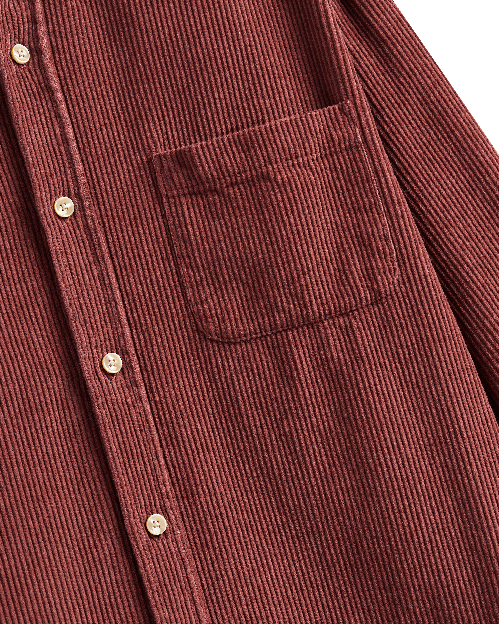 Lobo Corduroy Shirt - Bordeaux