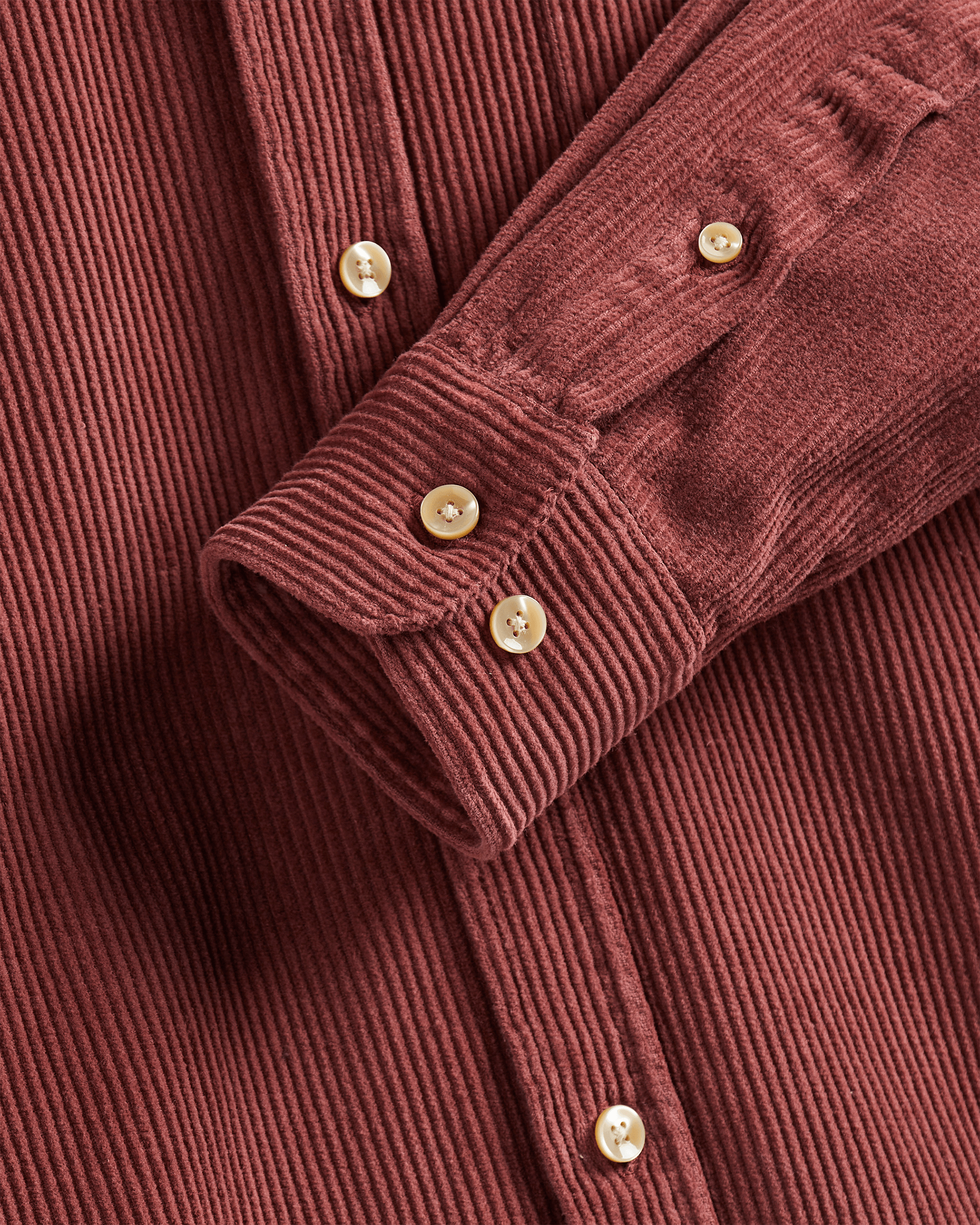 Lobo Corduroy Shirt - Bordeaux