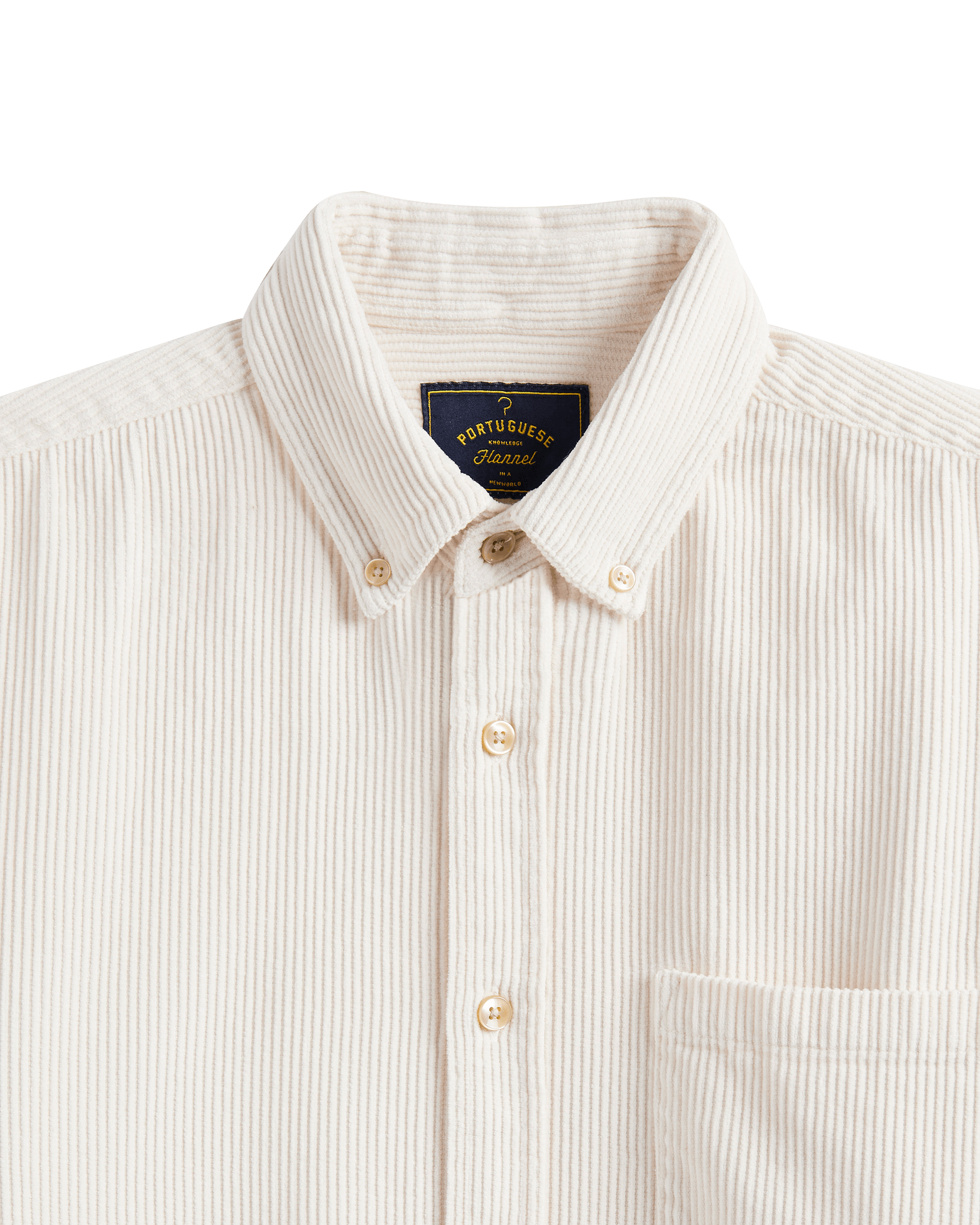 Lobo Corduroy Shirt - Ecru