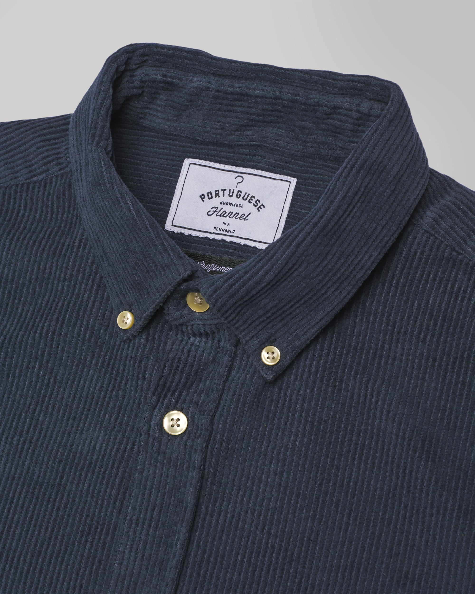 Lobo Corduroy Shirt - Navy