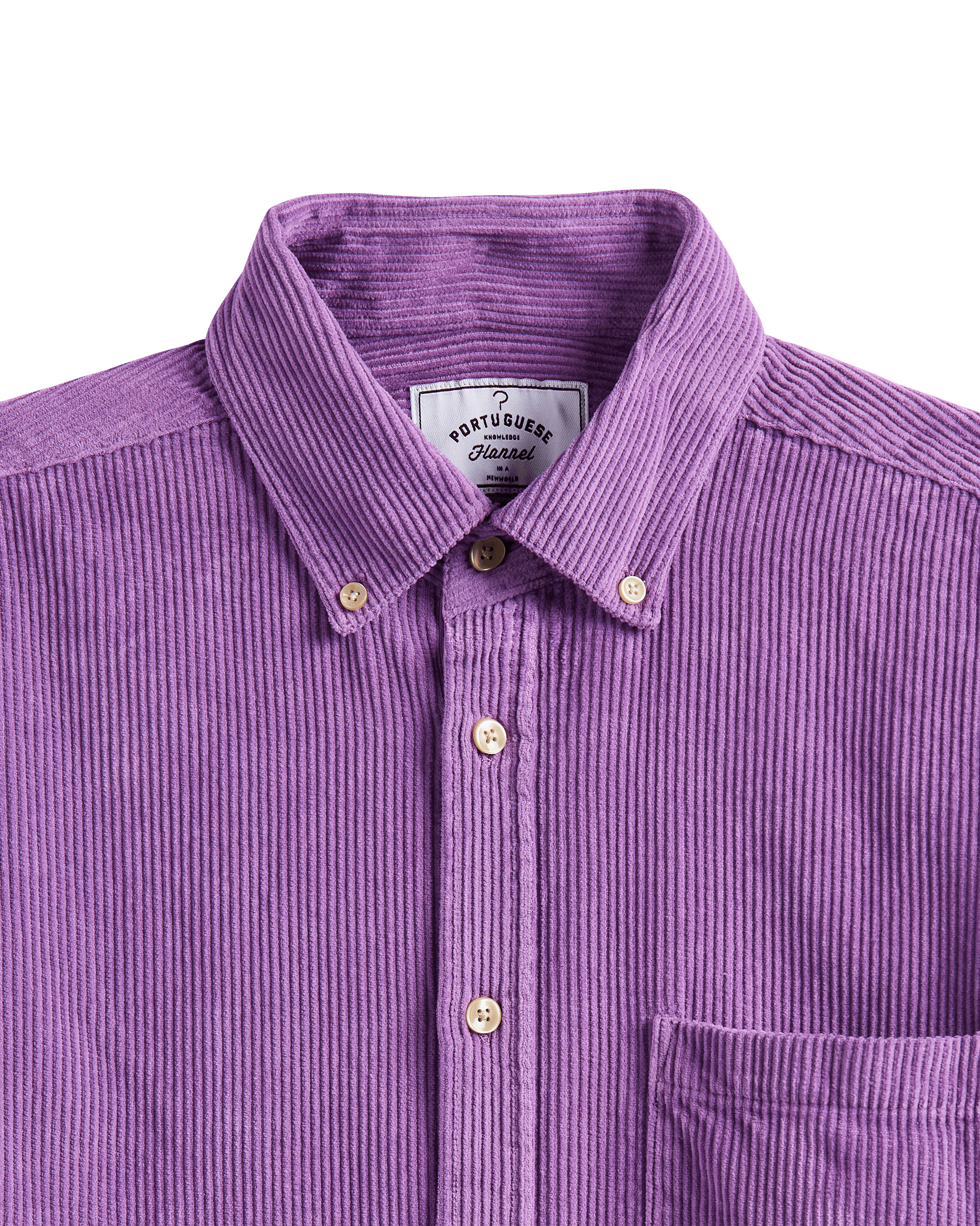 Lobo Corduroy Shirt - Purple