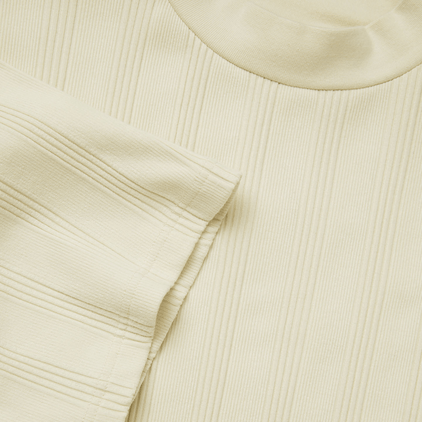 Reis Textured Knit Tee - Ecru