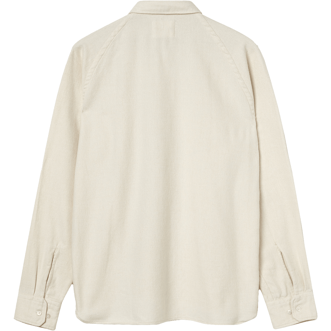 Mirra Raglan Shirt - Ecru Herringbone