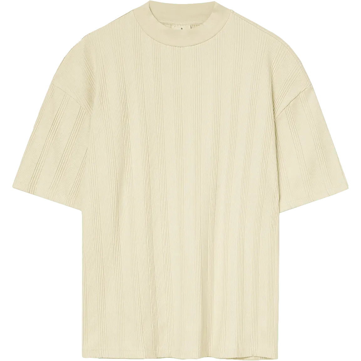 Reis Textured Knit Tee - Ecru