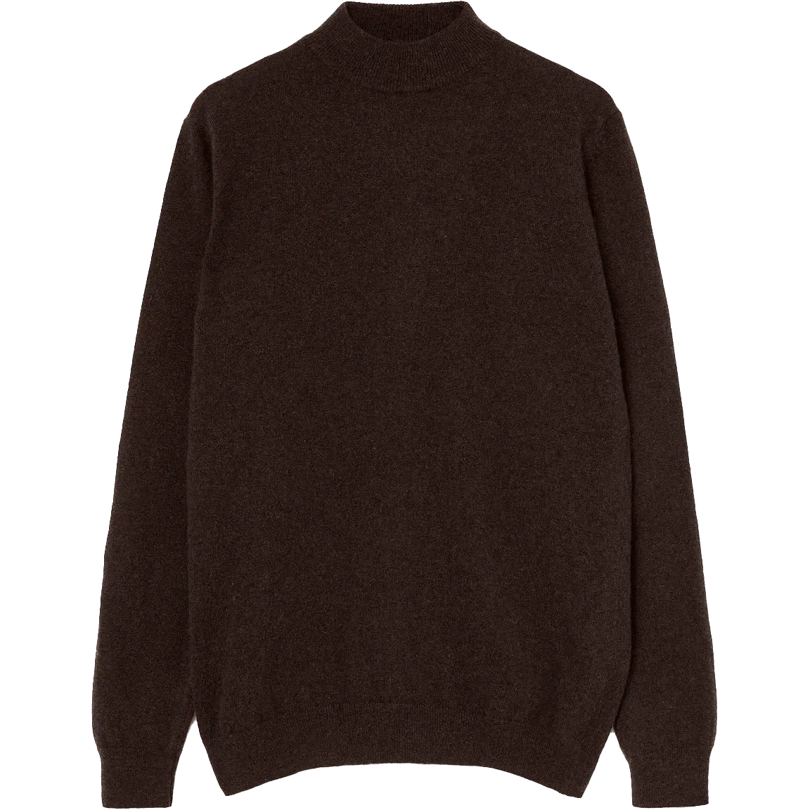 Fino Mock Neck - Brown Mesc