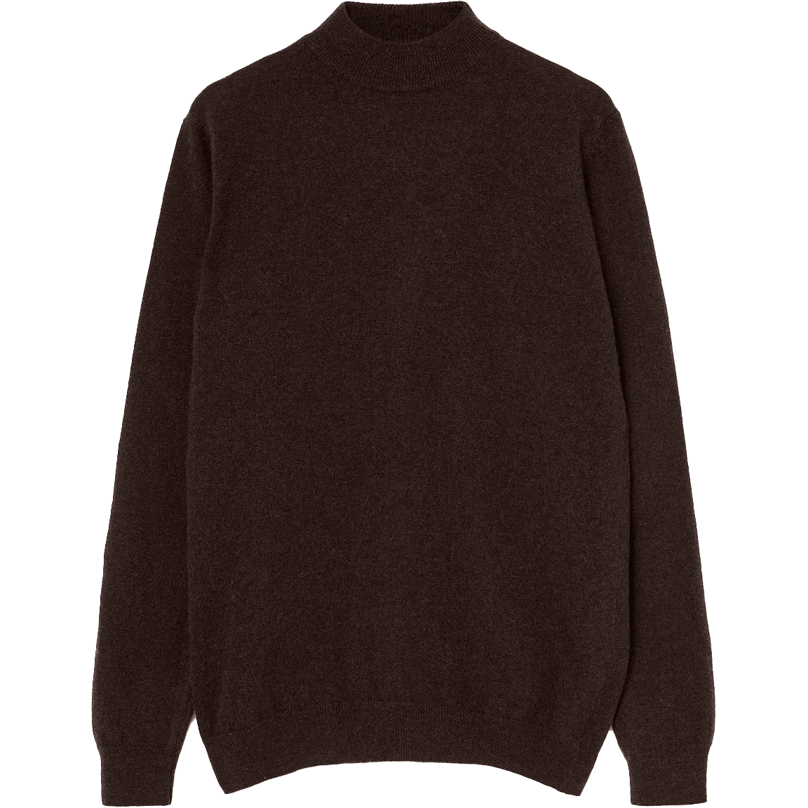 Fino Mock Neck - Brown Mesc