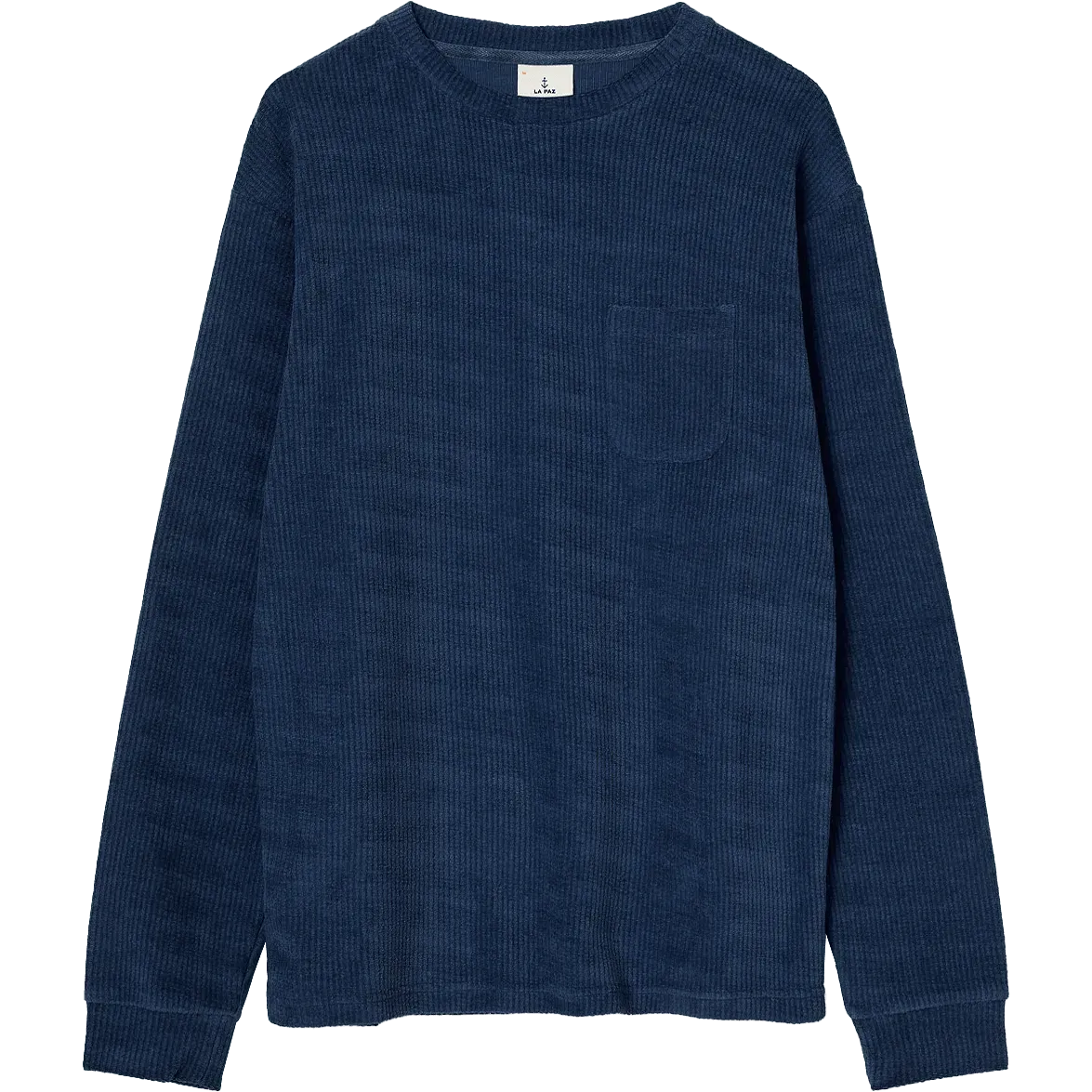 Duarte Ribbed Crewneck - Blue Oceana