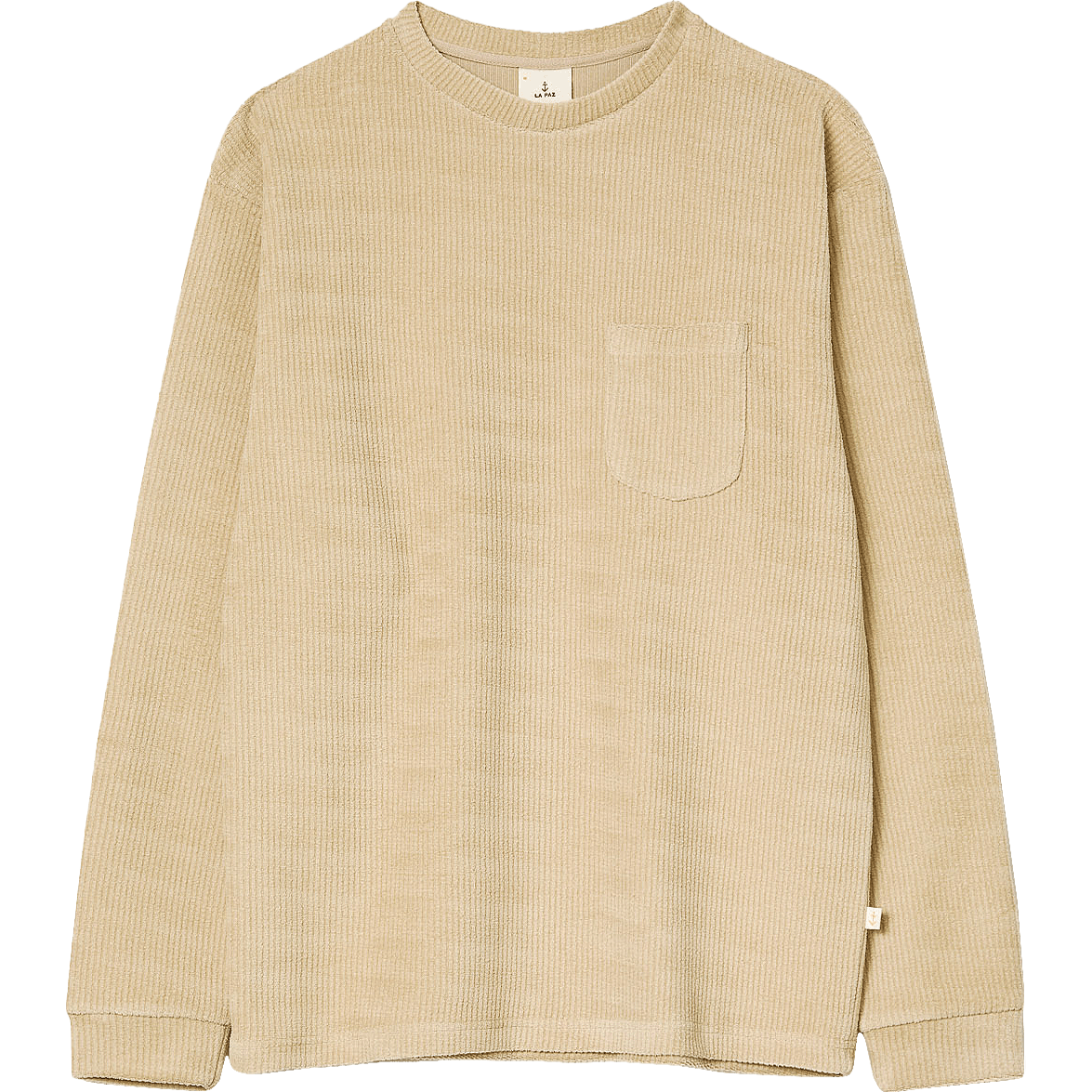 Duarte Ribbed Crewneck - Wheat