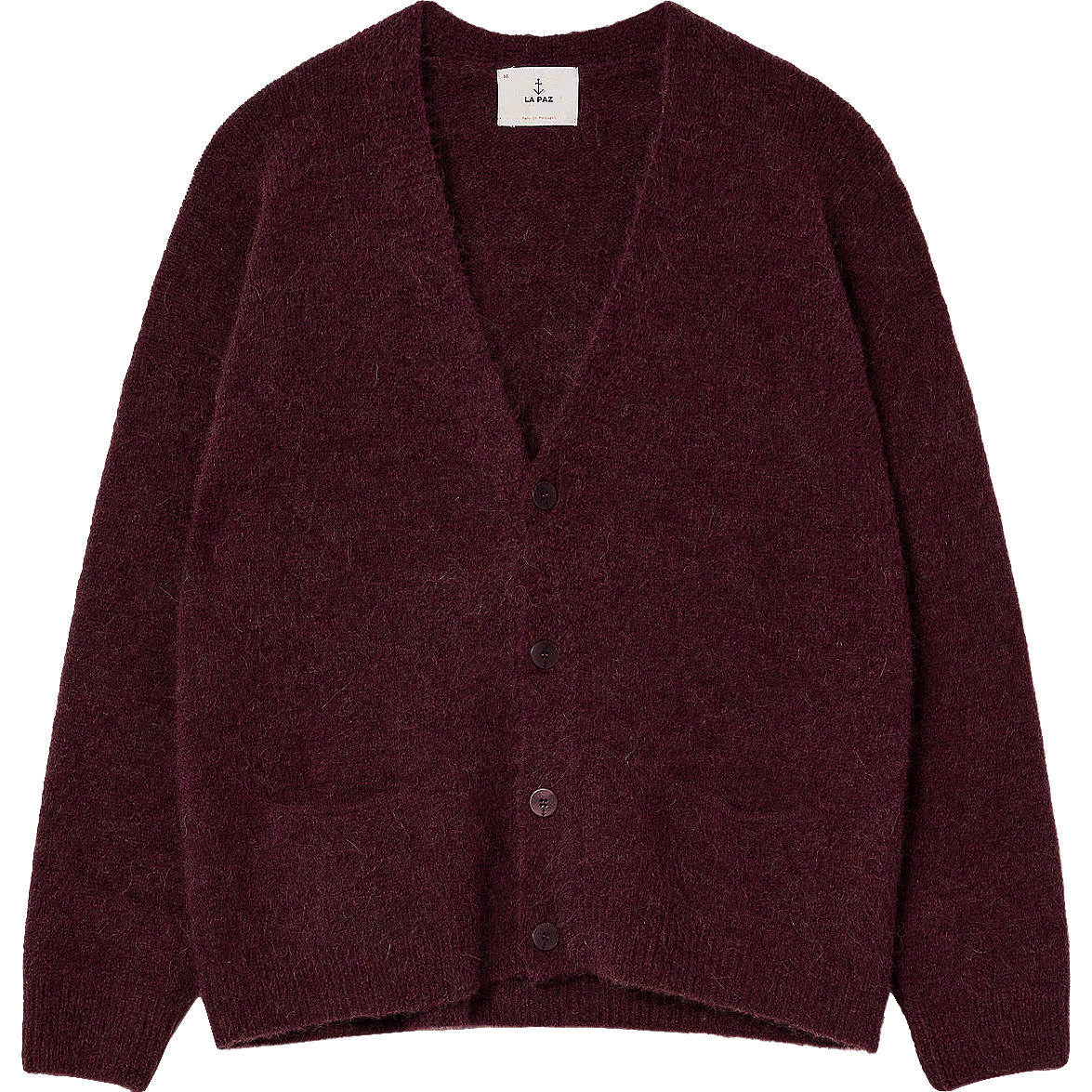 Queiroz Mixed Yarn Cardigan - Marsala