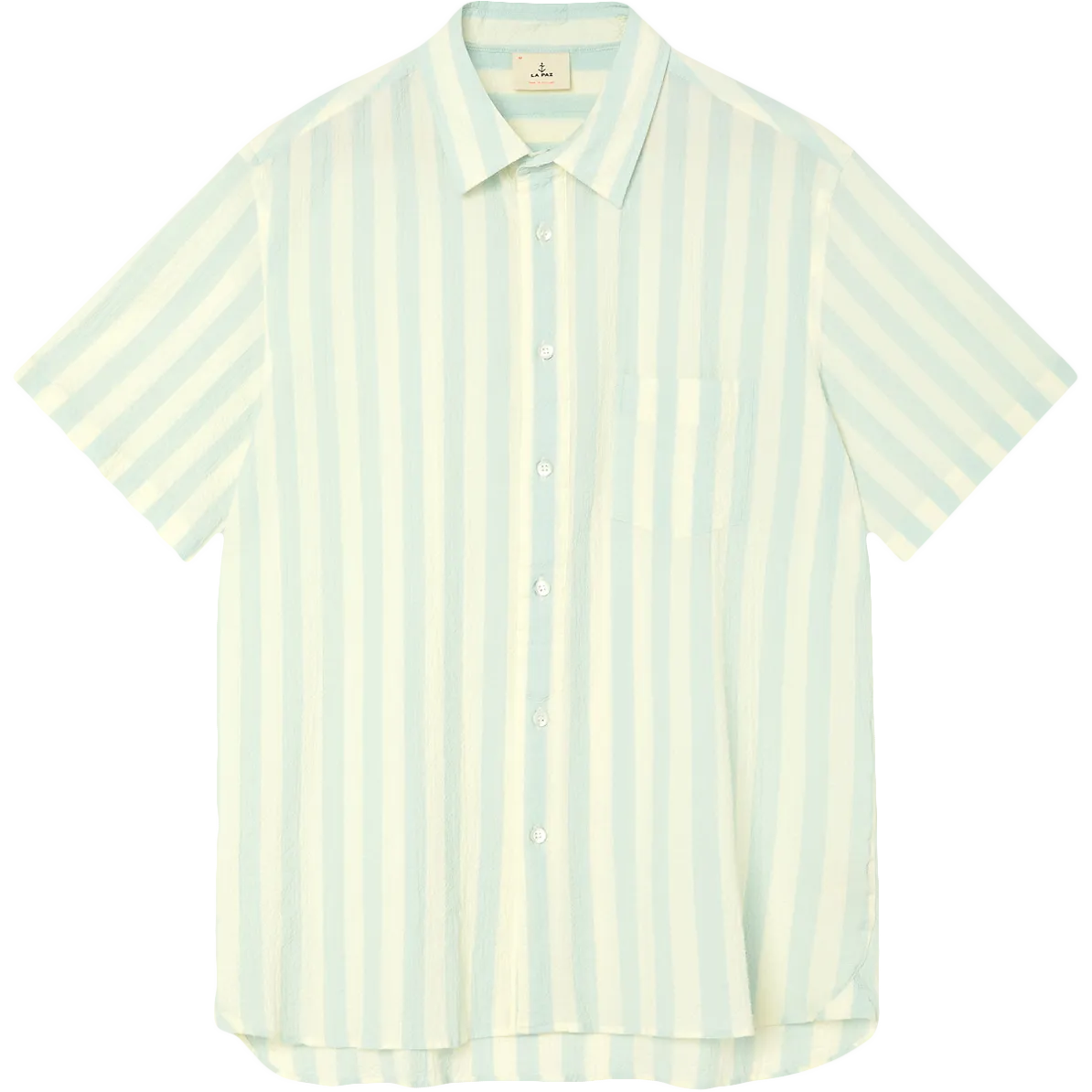 Alegre Shirt - Green Spray Stipes