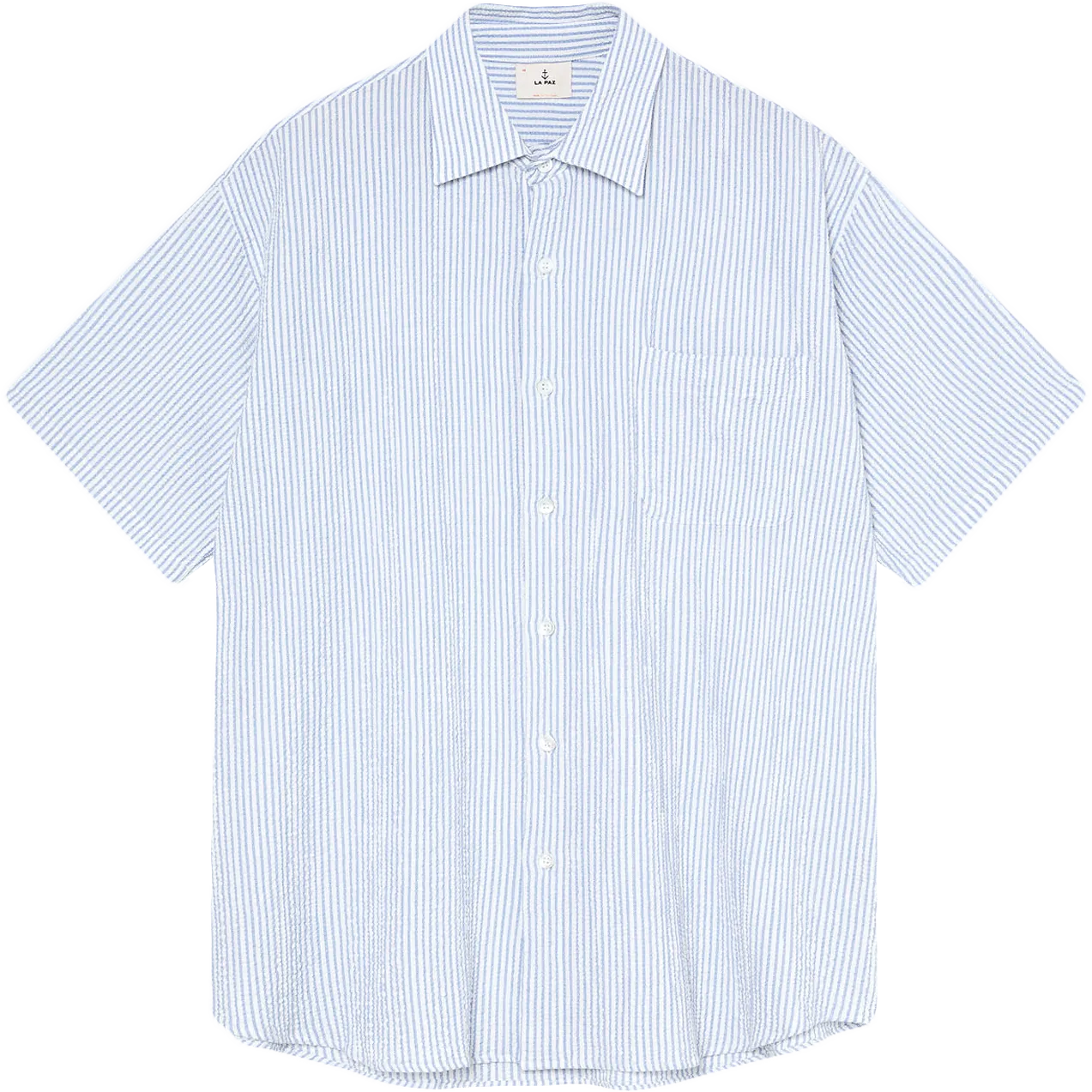 Roque Shirt - Azure Stripes