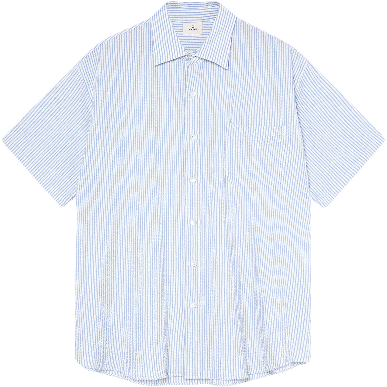 Roque Shirt - Azure Stripes