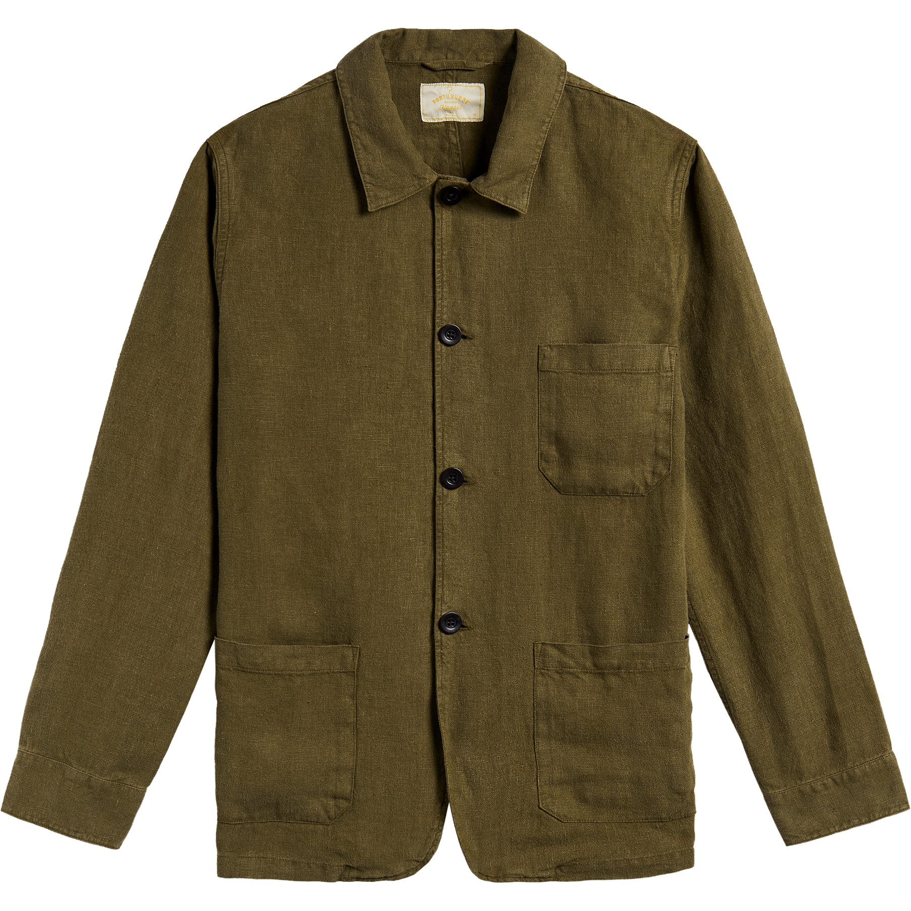 Labura Linen Jacket - Olive