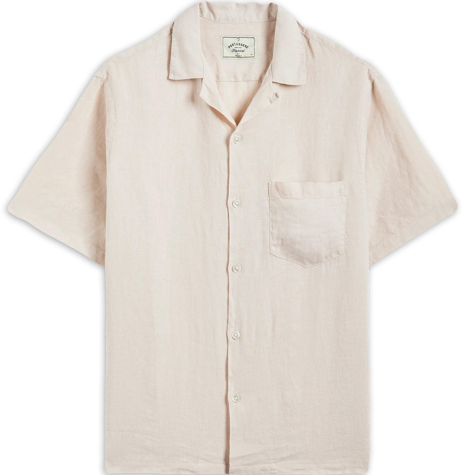 Linen Camp Collar Shirt - Raw