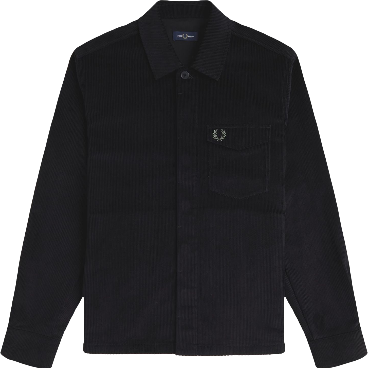 Corduroy Overshirt - Black