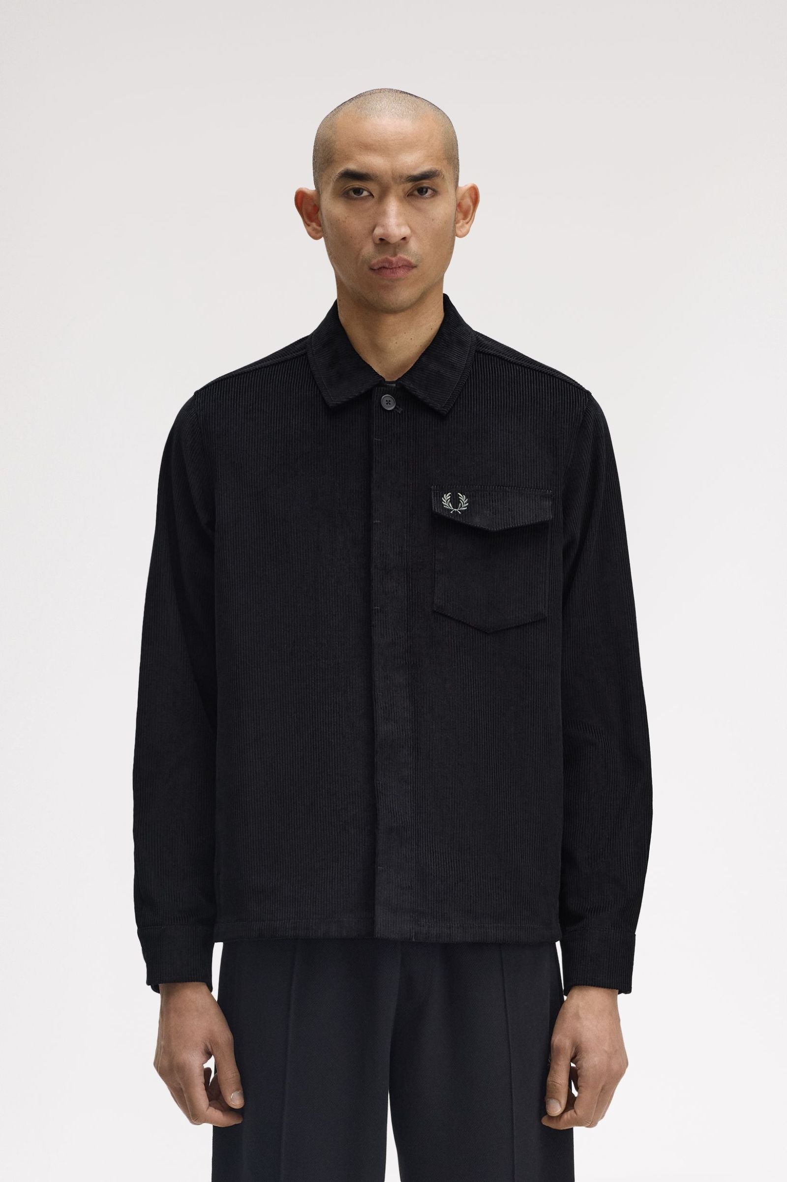 Corduroy Overshirt - Black