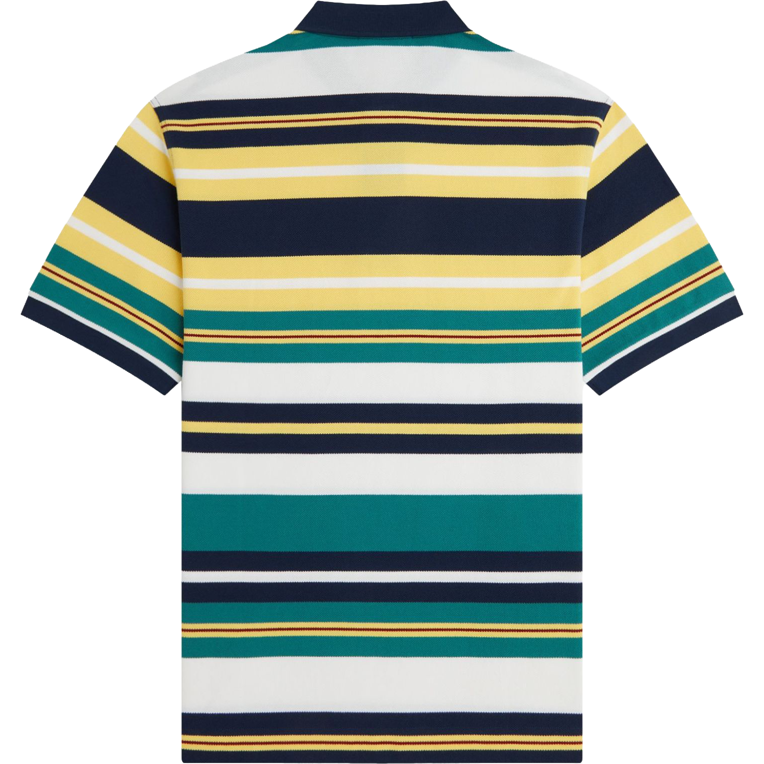 Striped Relaxed Polo Shirt - Lemon Barley