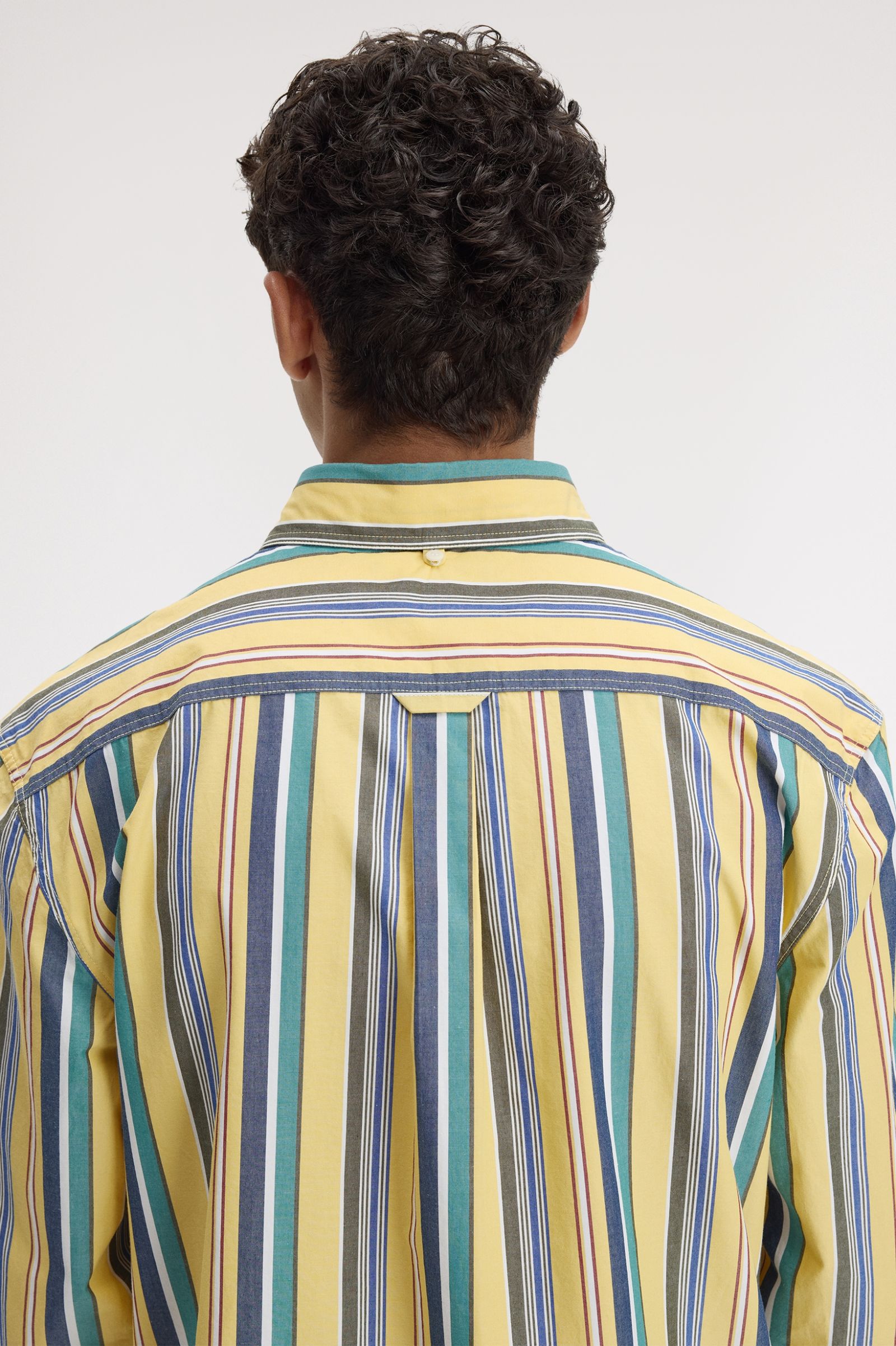 Relaxed Stripe Shirt - Lemon Barley