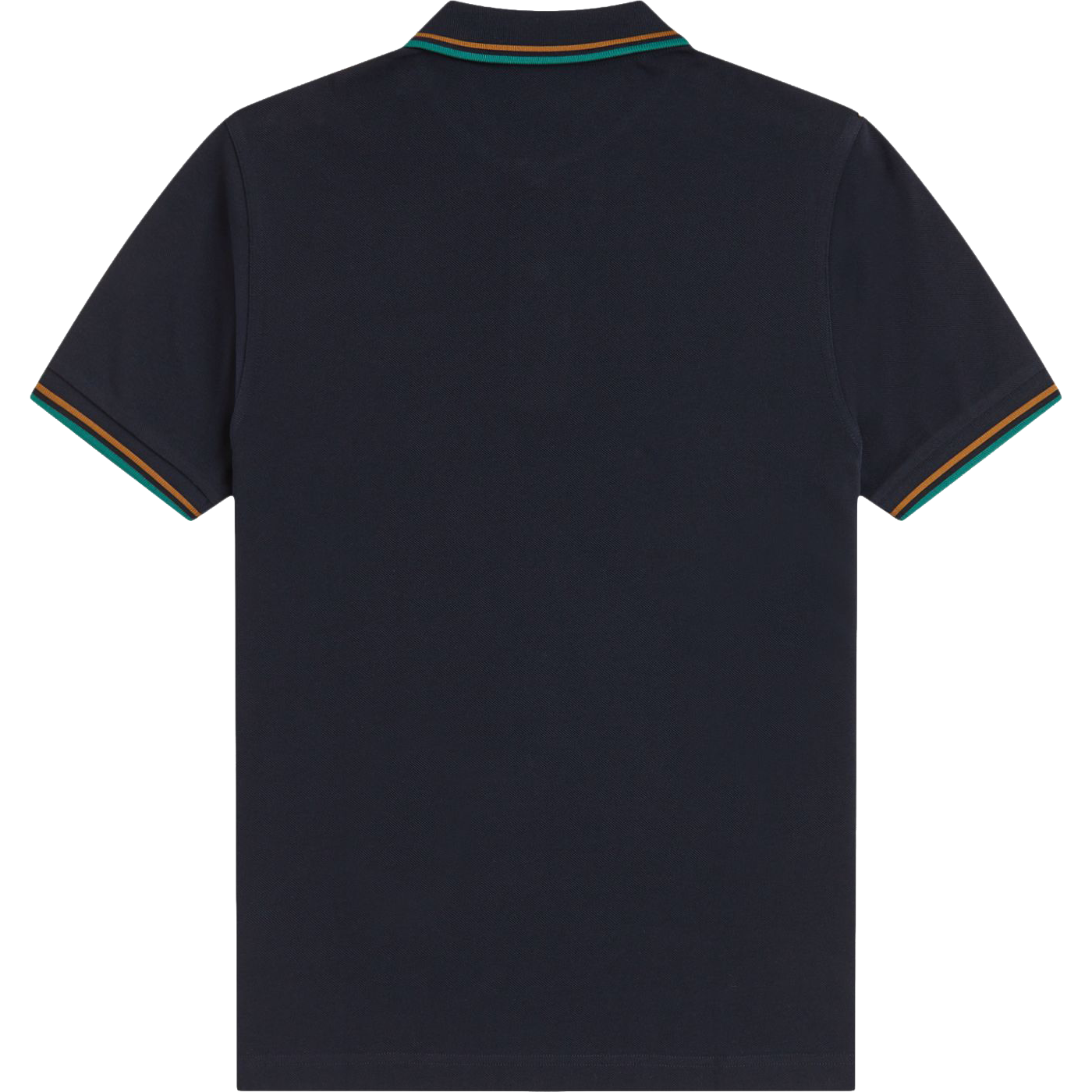 Twin Tipped Polo - Navy / Dark Caramel / Sport Green