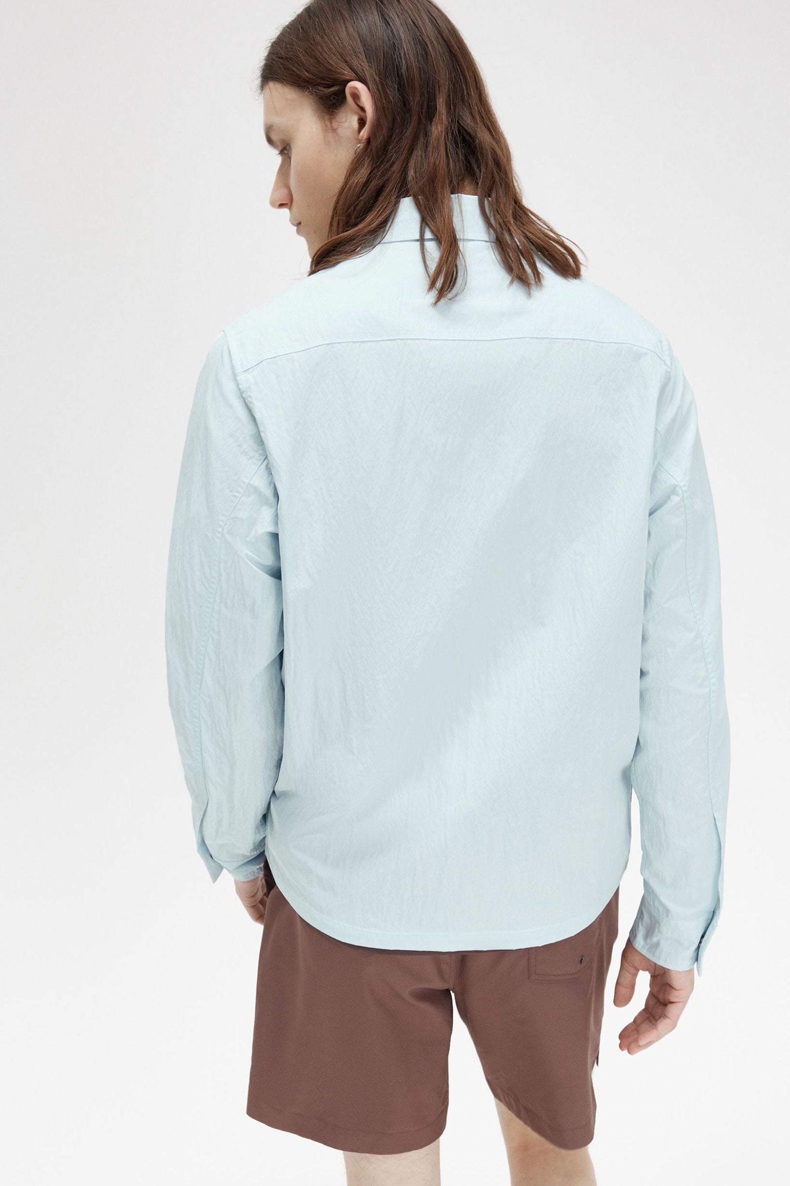 Zip Overshirt - Light Ice