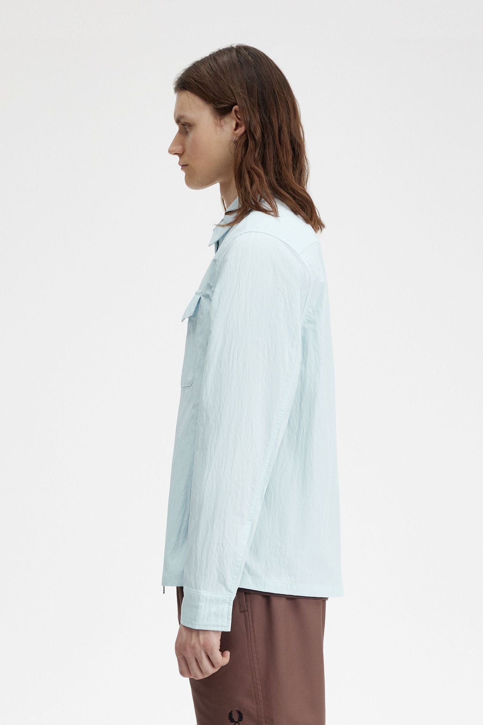 Zip Overshirt - Light Ice