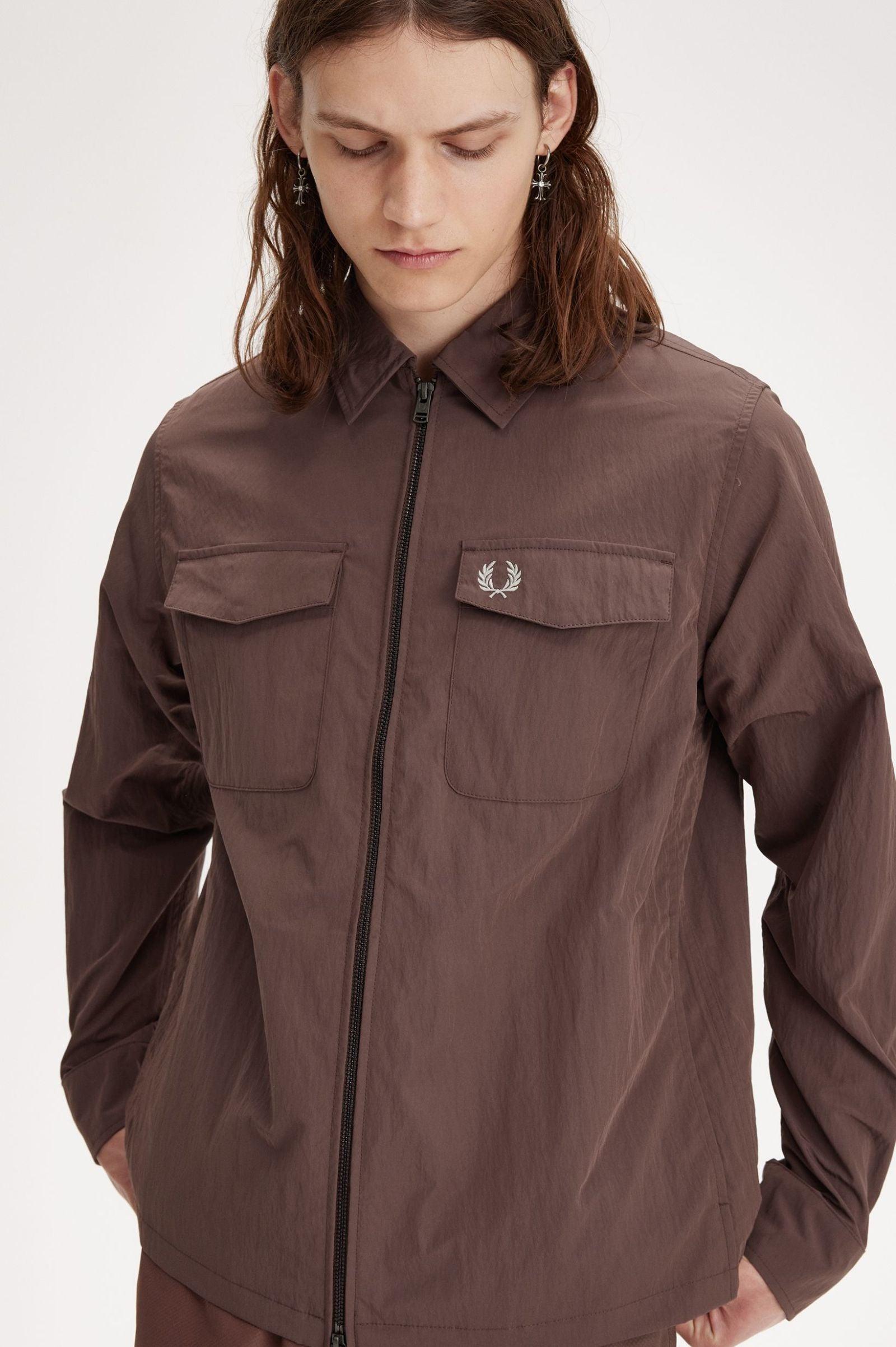 Zip Overshirt - Carrington Brick