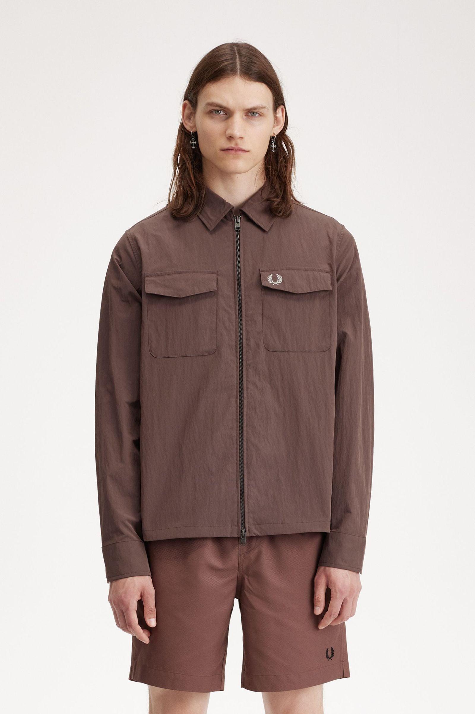 Zip Overshirt - Carrington Brick