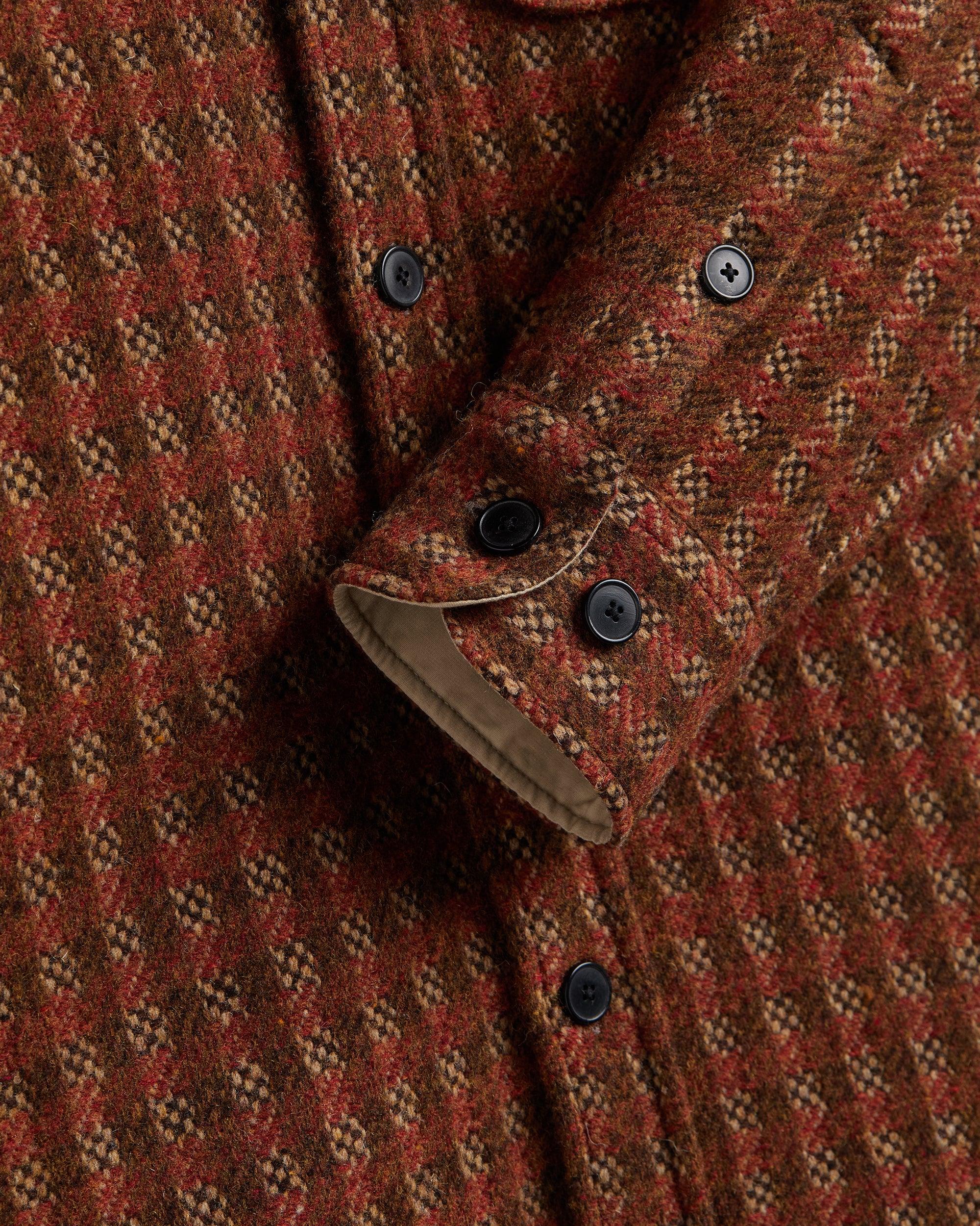 Merino Tweed Shirt - Brown