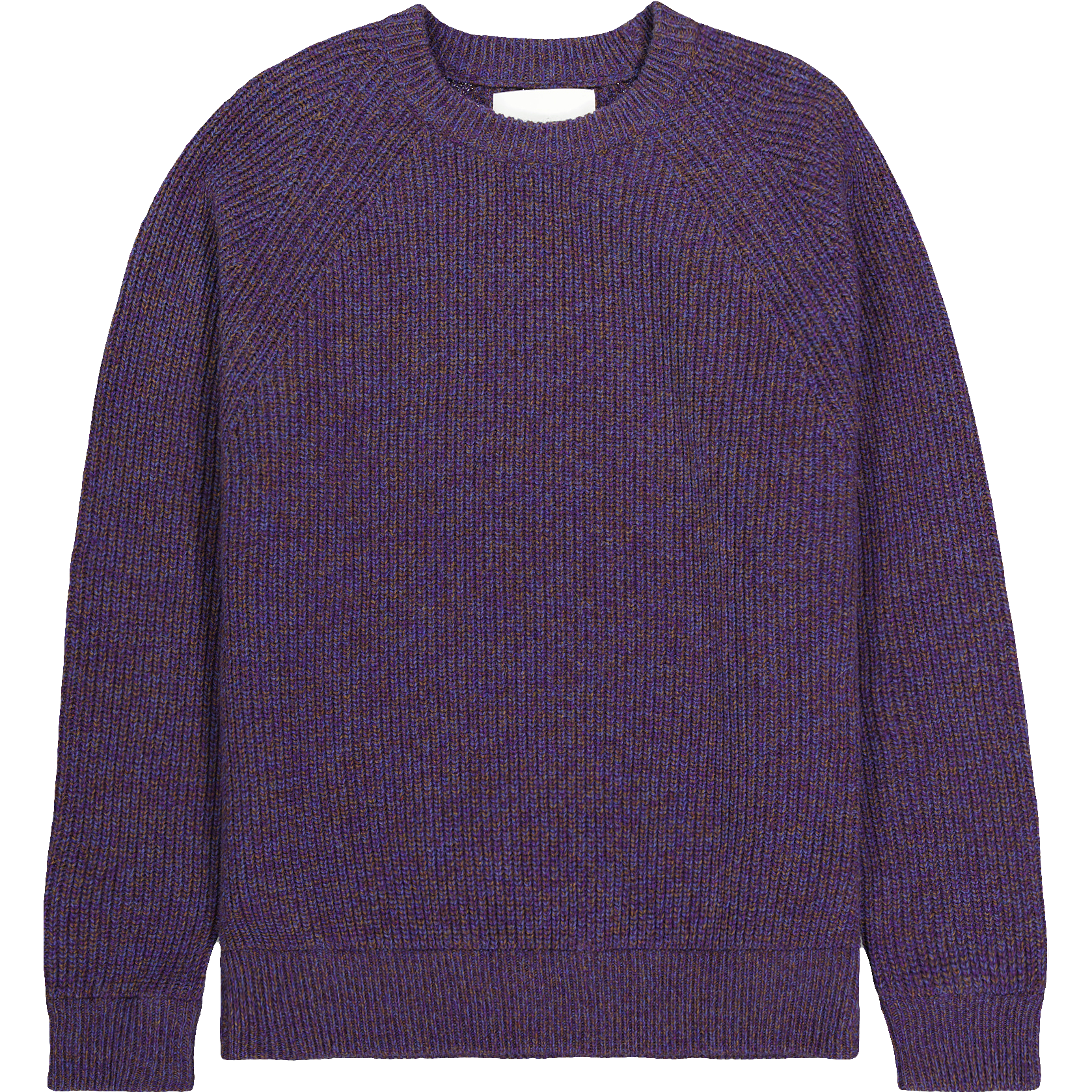 Jacobo Fisherman Rib Knit - Purple Marl