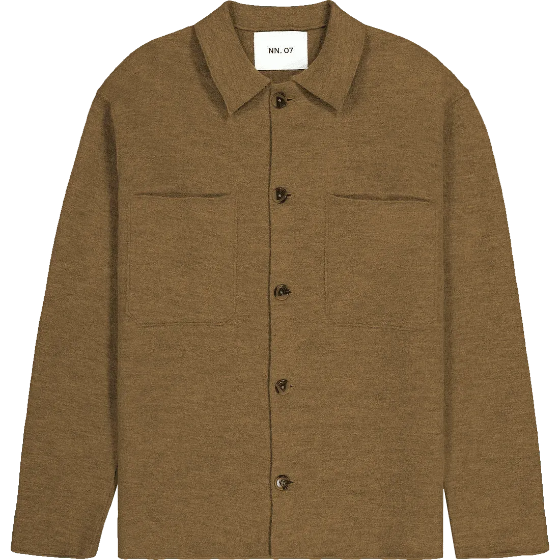 Jonas Boiled Wool Overshirt - Pyramid