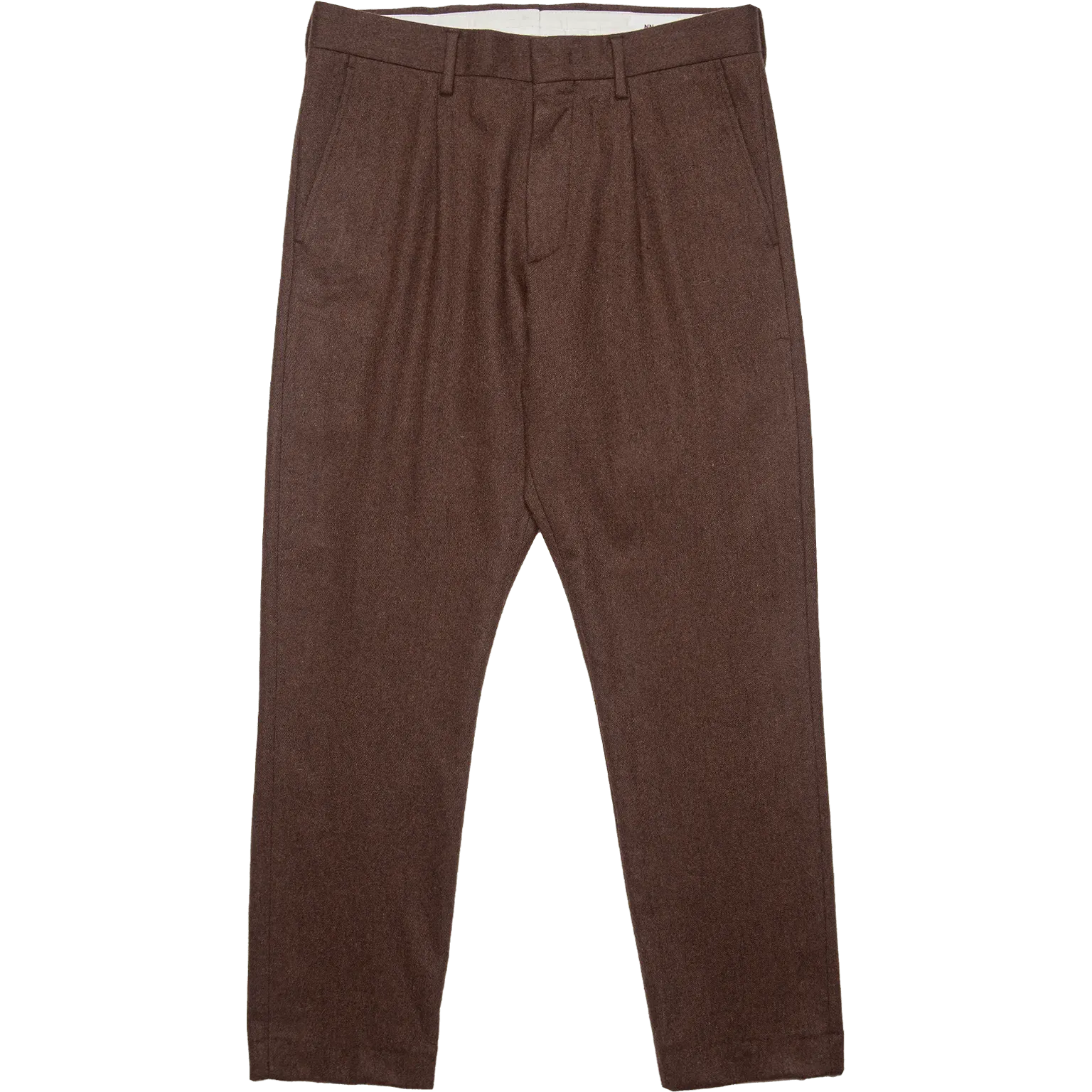 Bill Tapered Leg Dress Trouser - Demitasse Brown