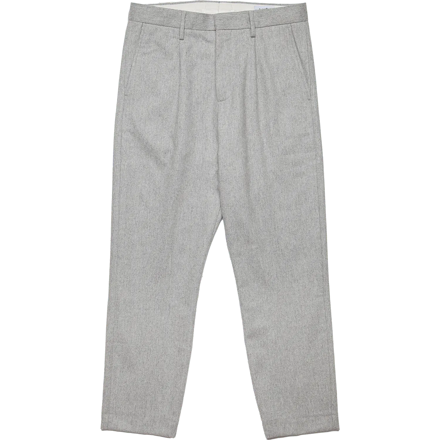 Bill Tapered Leg Dress Trouser - Grey Melange