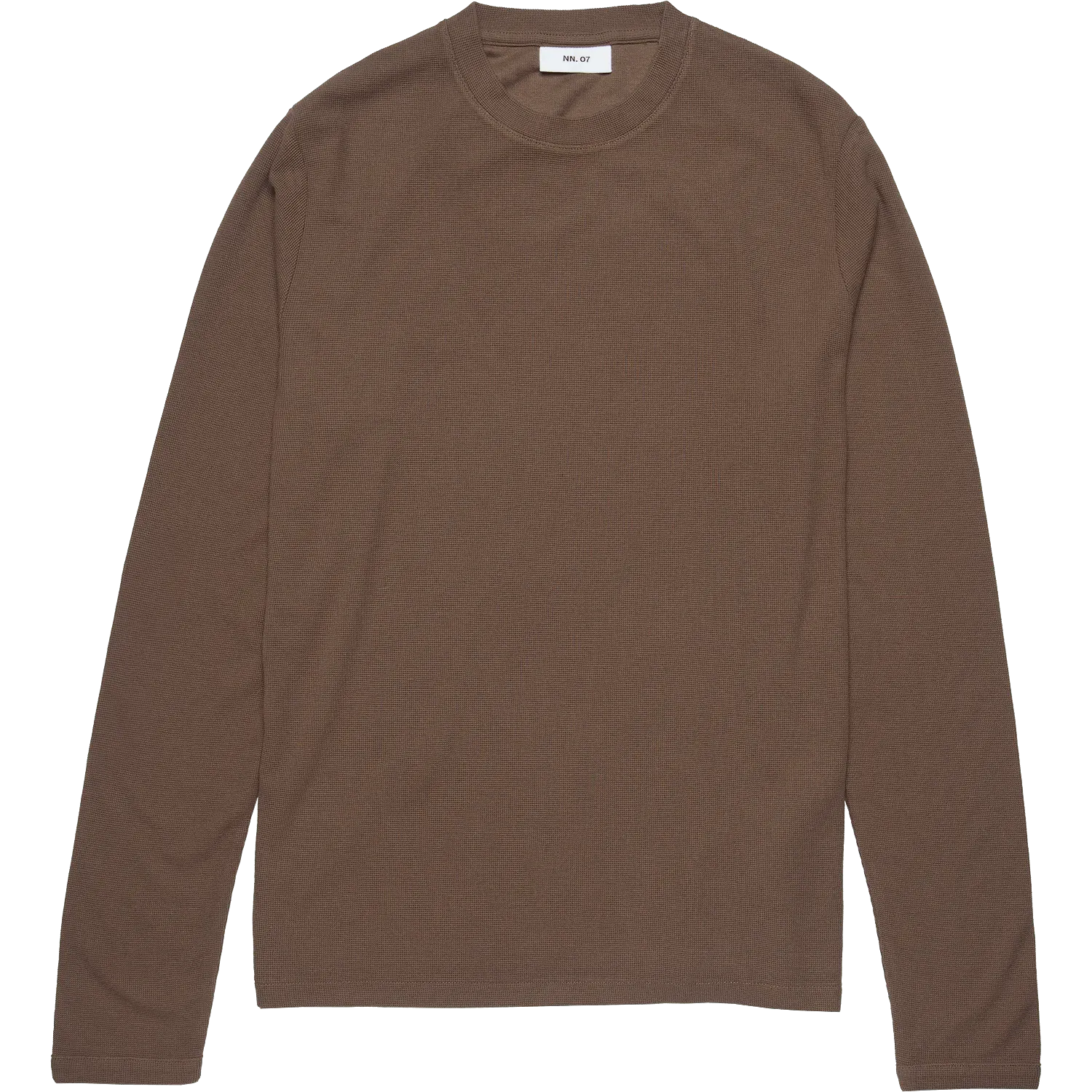 Clive Waffle Long Sleeve Tee - Clay