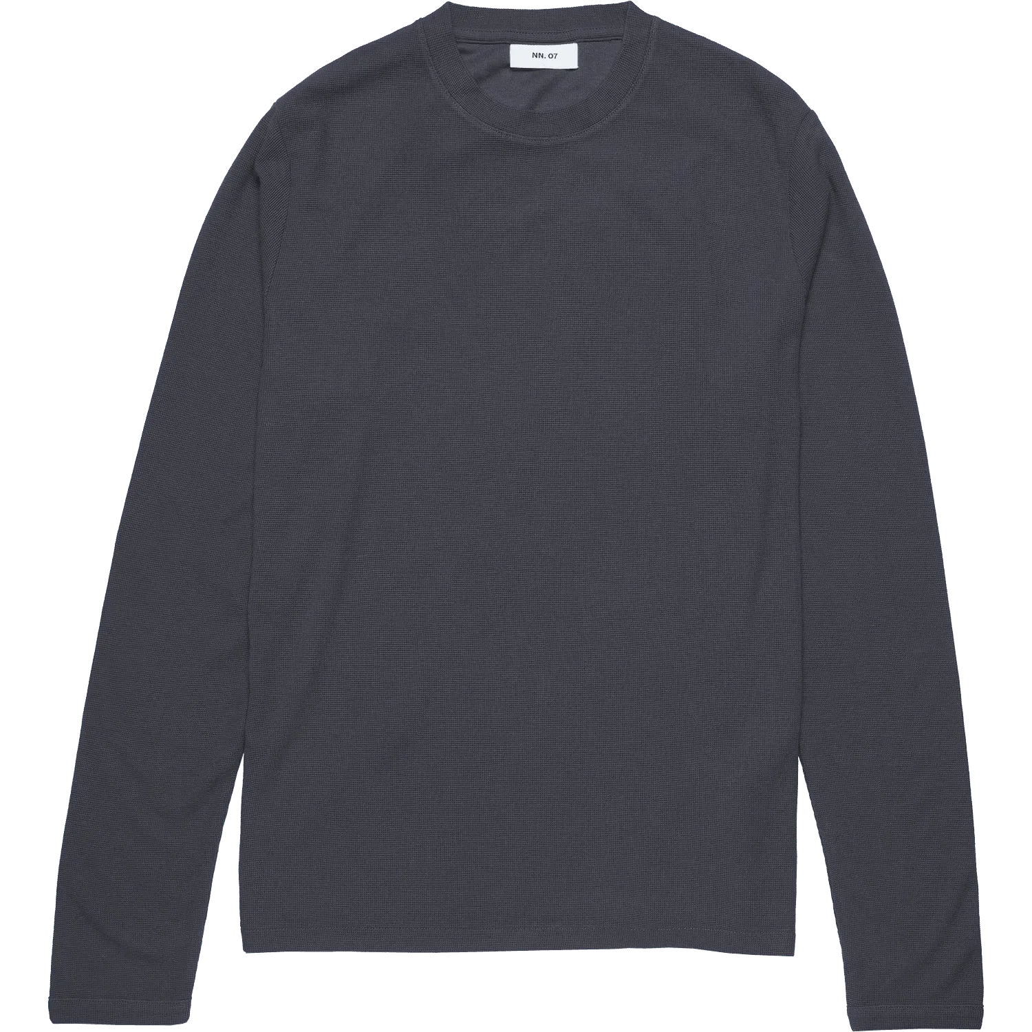 Clive Waffle Long Sleeve Tee - Concrete