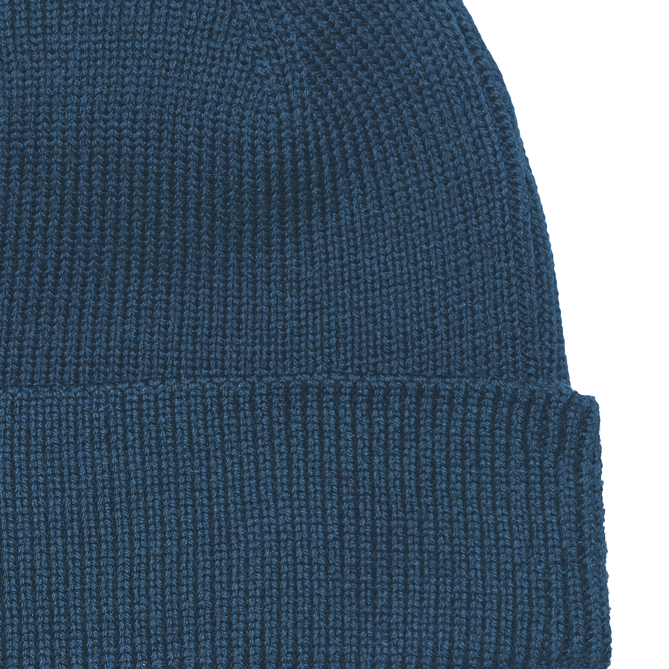 Niko Merino Wool Beanie - Sea Blue